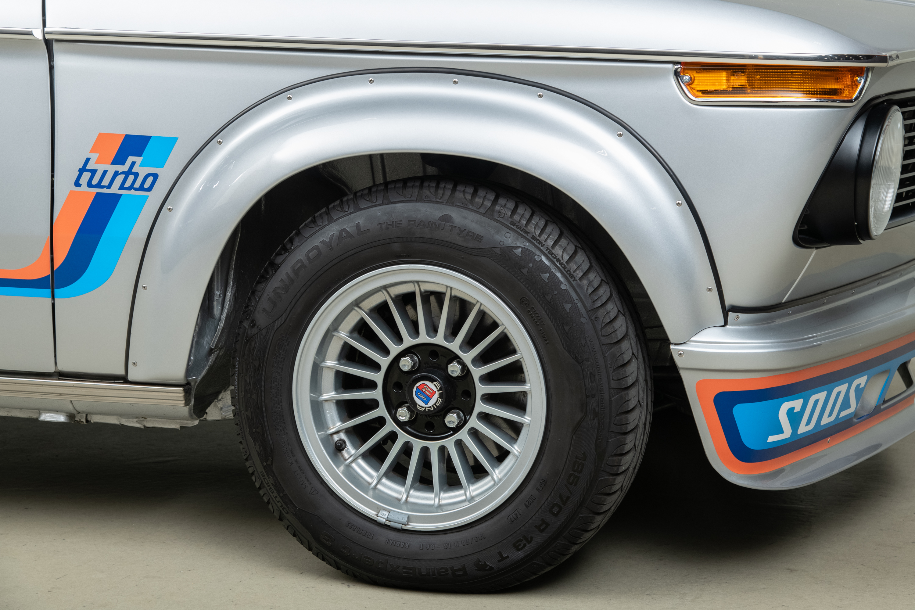 1974 BMW 2002 Turbo , POLARIS SILVER, VIN 4291203, MILEAGE 3879