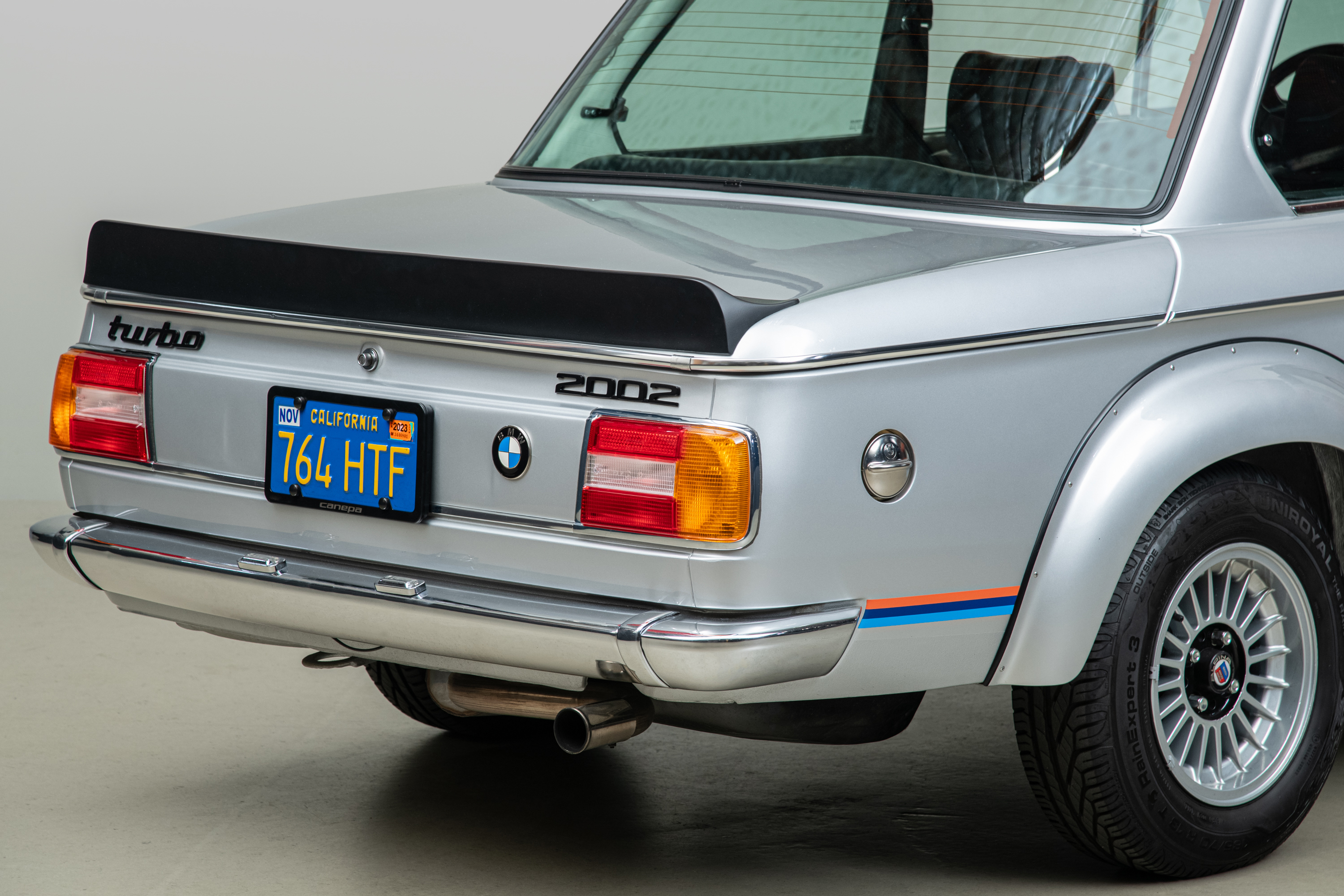 1974 BMW 2002 Turbo , POLARIS SILVER, VIN 4291203, MILEAGE 3879