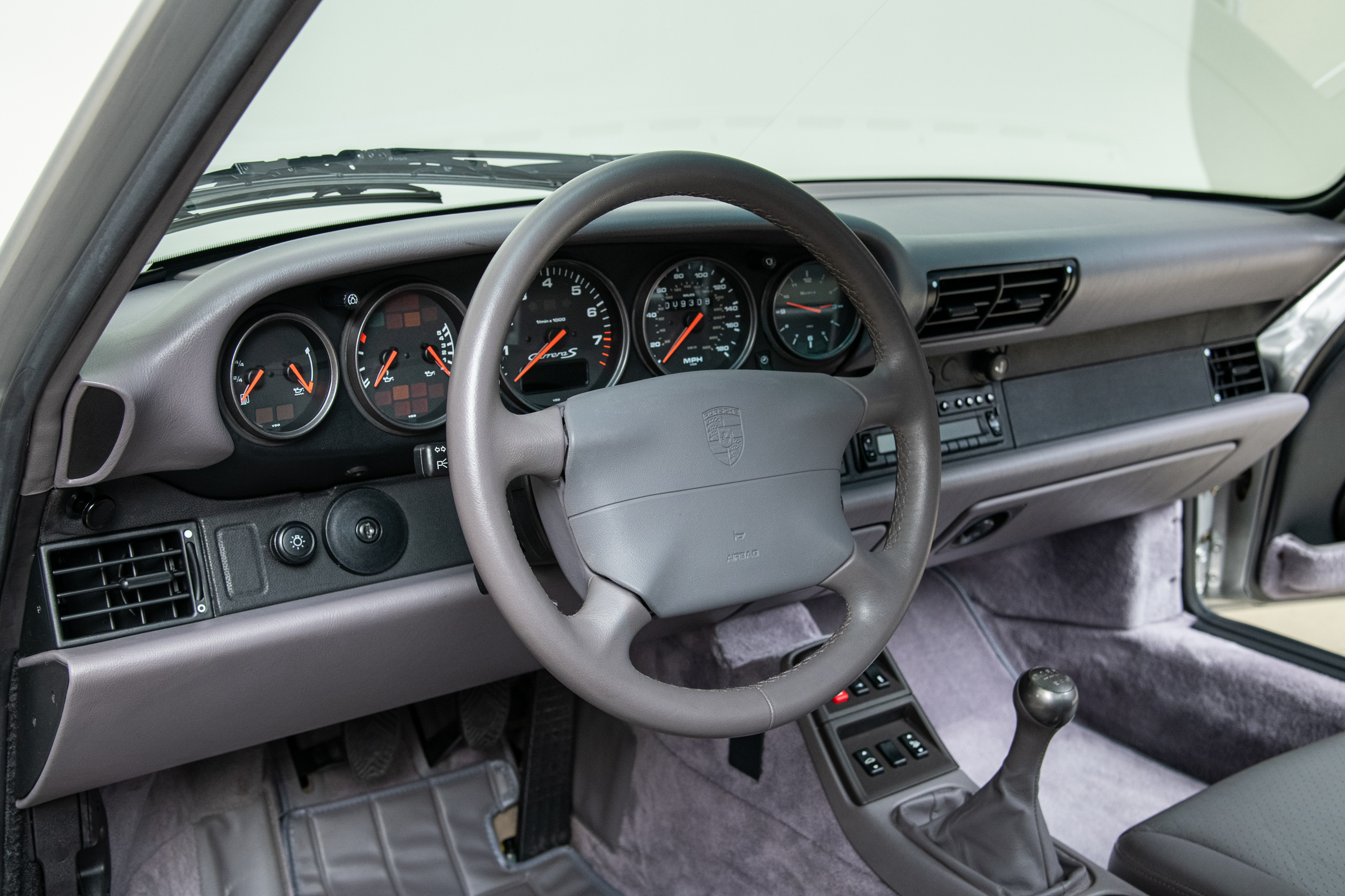 1998 Porsche 911 C2S , ARCTIC SILVER METALLIC, VIN WP0AA2993WS320702, MILEAGE 9308