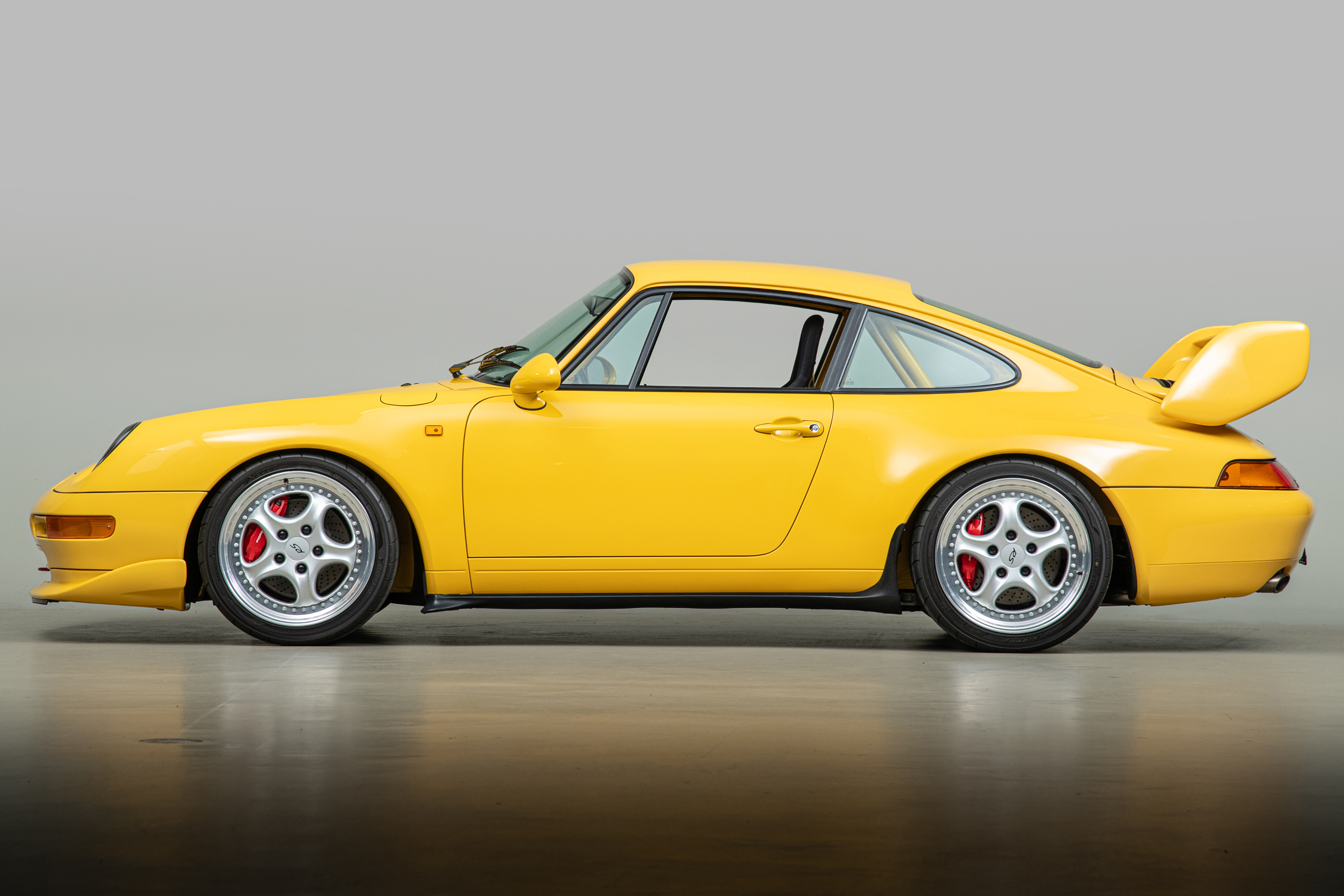 1995 Porsche 911 Carrera RS 3.8 Clubsport, SPEED YELLOW, VIN WP0ZZZ99ZSS390260, MILEAGE 19616