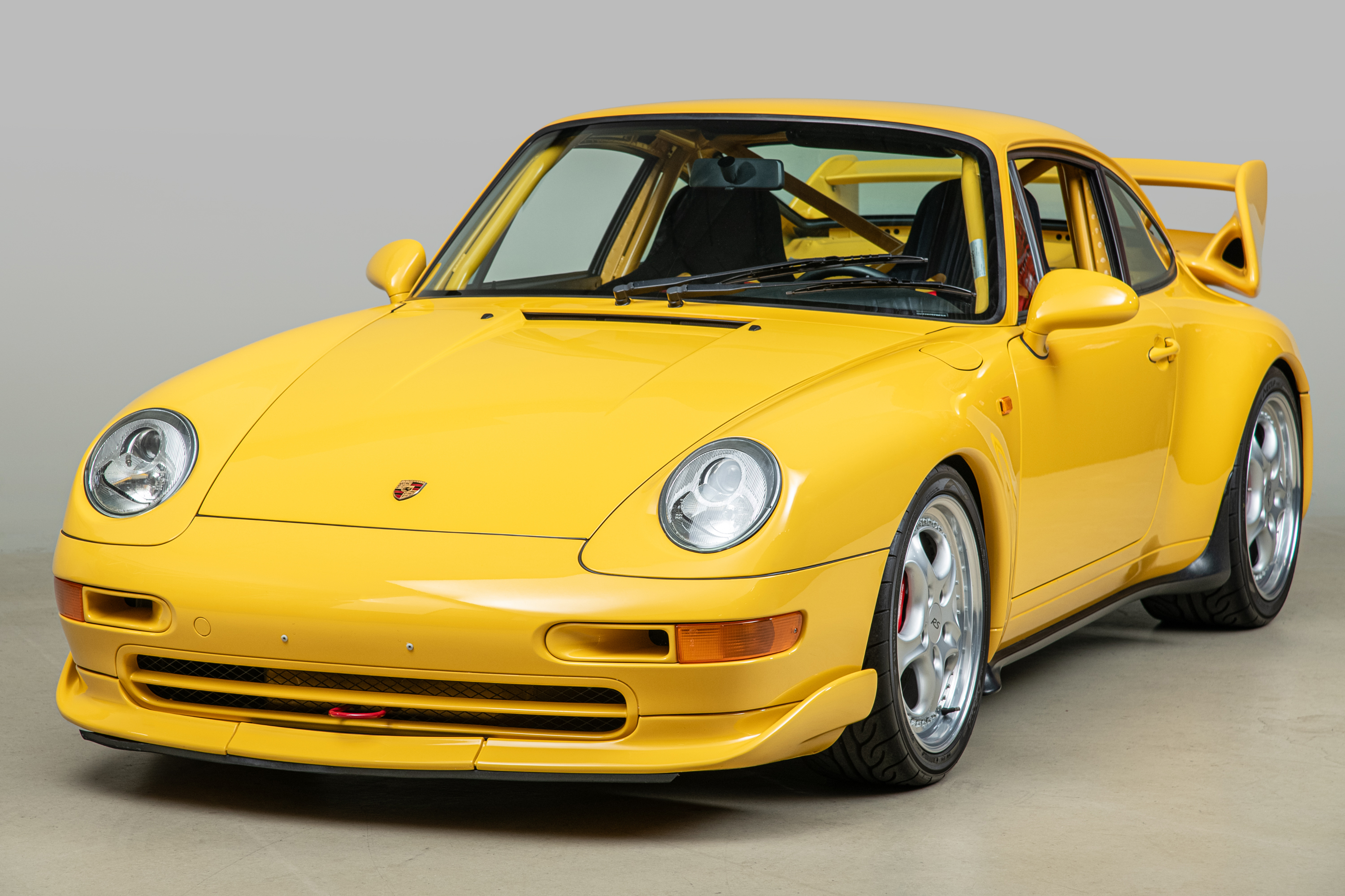 1995 Porsche 911 Carrera RS 3.8 Clubsport, SPEED YELLOW, VIN WP0ZZZ99ZSS390260, MILEAGE 19616