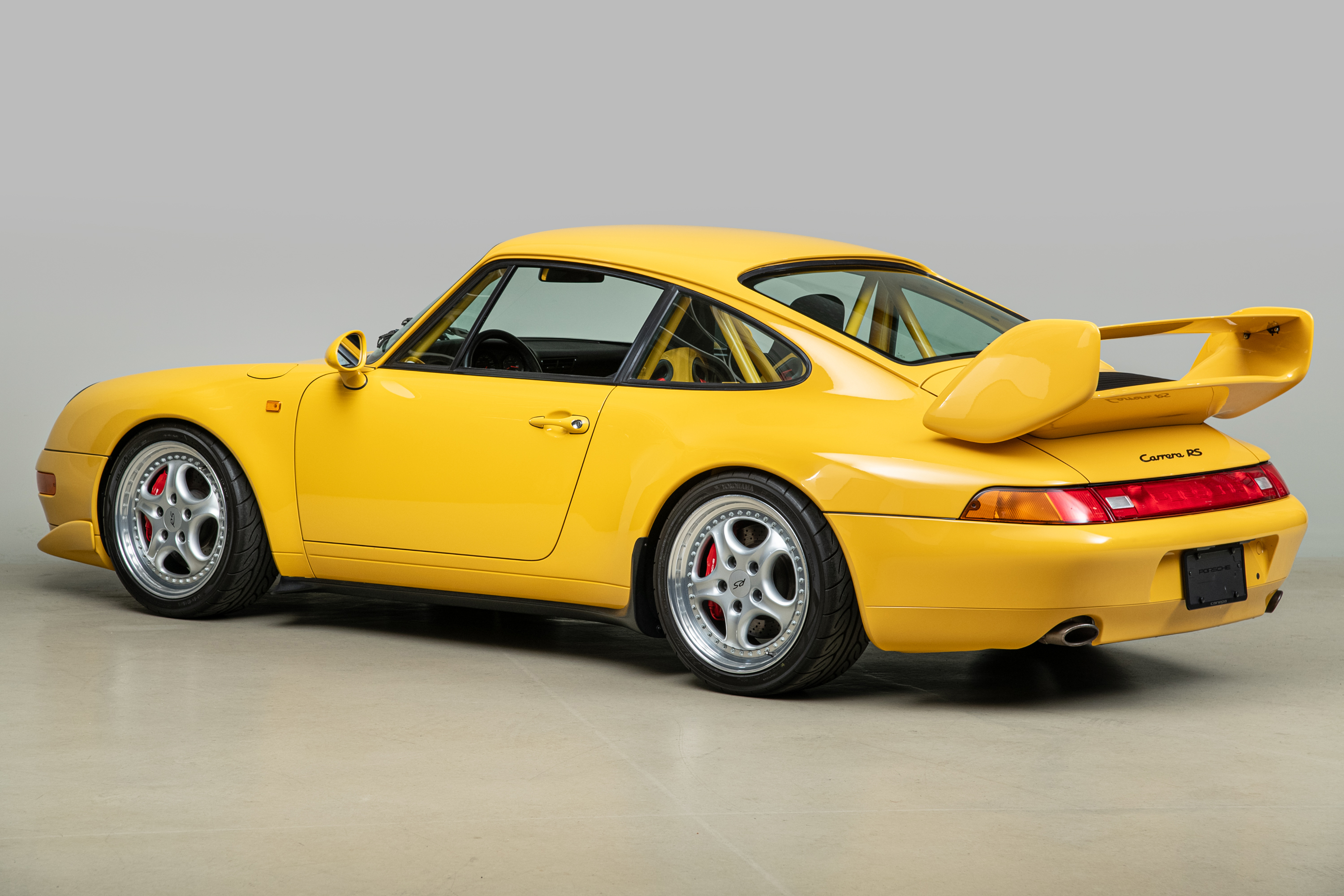 1995 Porsche 911 Carrera RS 3.8 Clubsport, SPEED YELLOW, VIN WP0ZZZ99ZSS390260, MILEAGE 19616