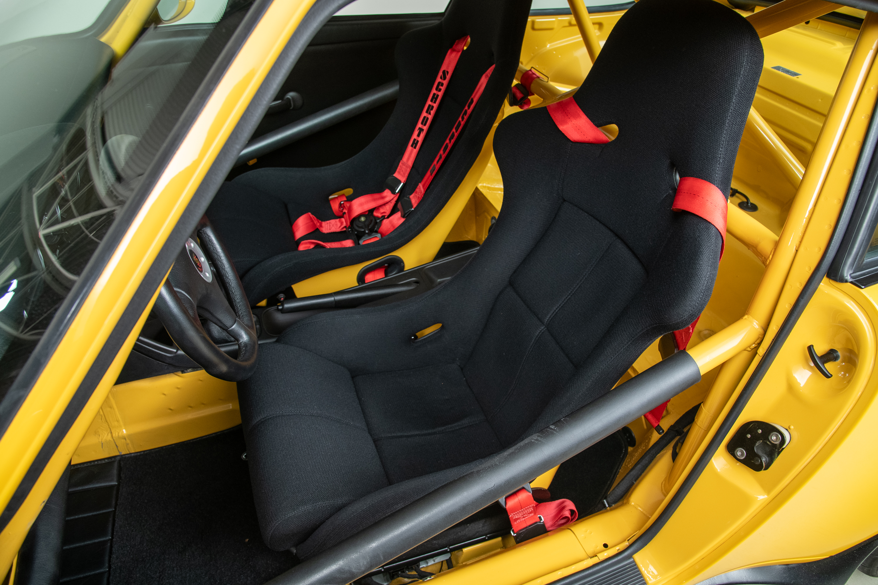 1995 Porsche 911 Carrera RS 3.8 Clubsport, SPEED YELLOW, VIN WP0ZZZ99ZSS390260, MILEAGE 19616