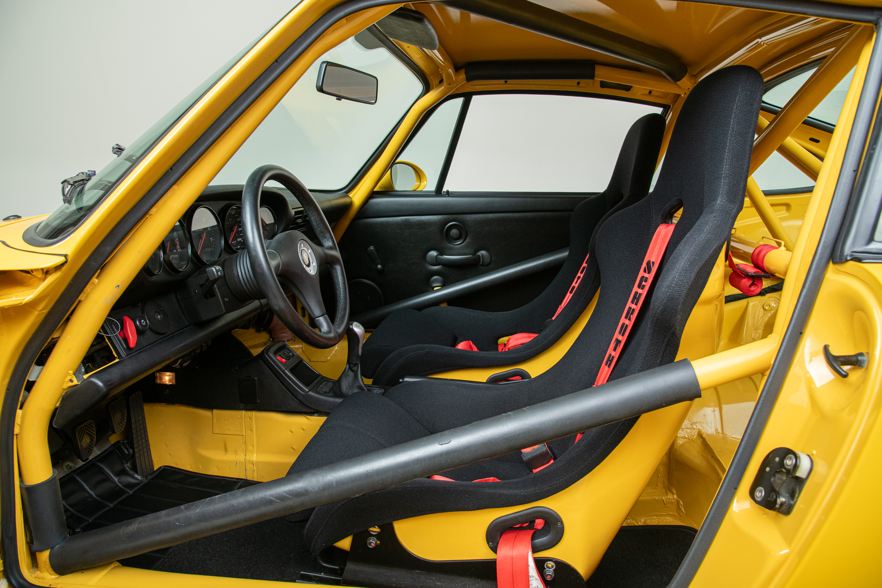 1995 Porsche 911 Carrera RS 3.8 Clubsport, SPEED YELLOW, VIN WP0ZZZ99ZSS390260, MILEAGE 19616