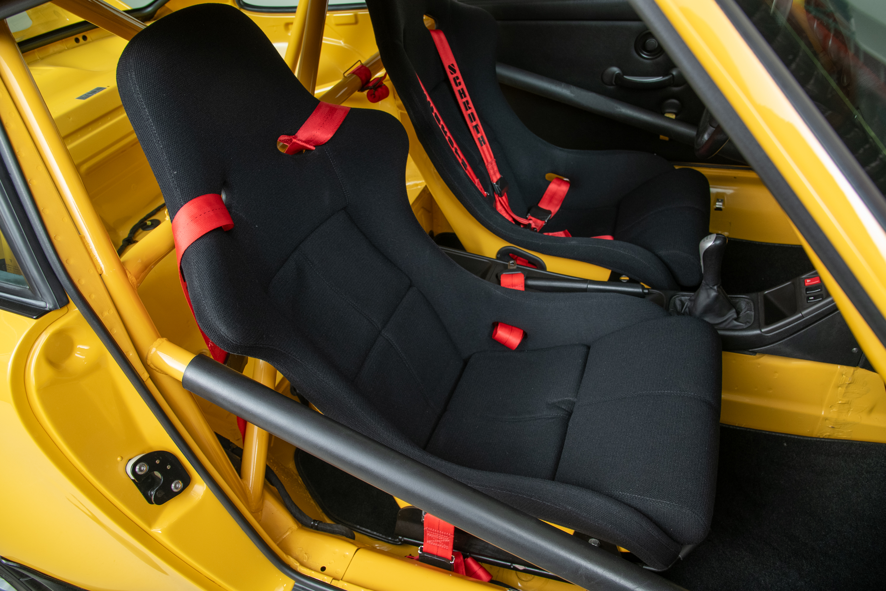 1995 Porsche 911 Carrera RS 3.8 Clubsport, SPEED YELLOW, VIN WP0ZZZ99ZSS390260, MILEAGE 19616
