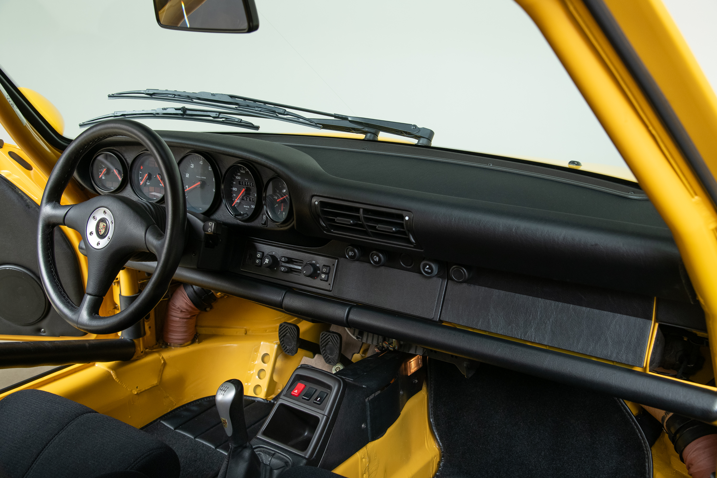 1995 Porsche 911 Carrera RS 3.8 Clubsport, SPEED YELLOW, VIN WP0ZZZ99ZSS390260, MILEAGE 19616