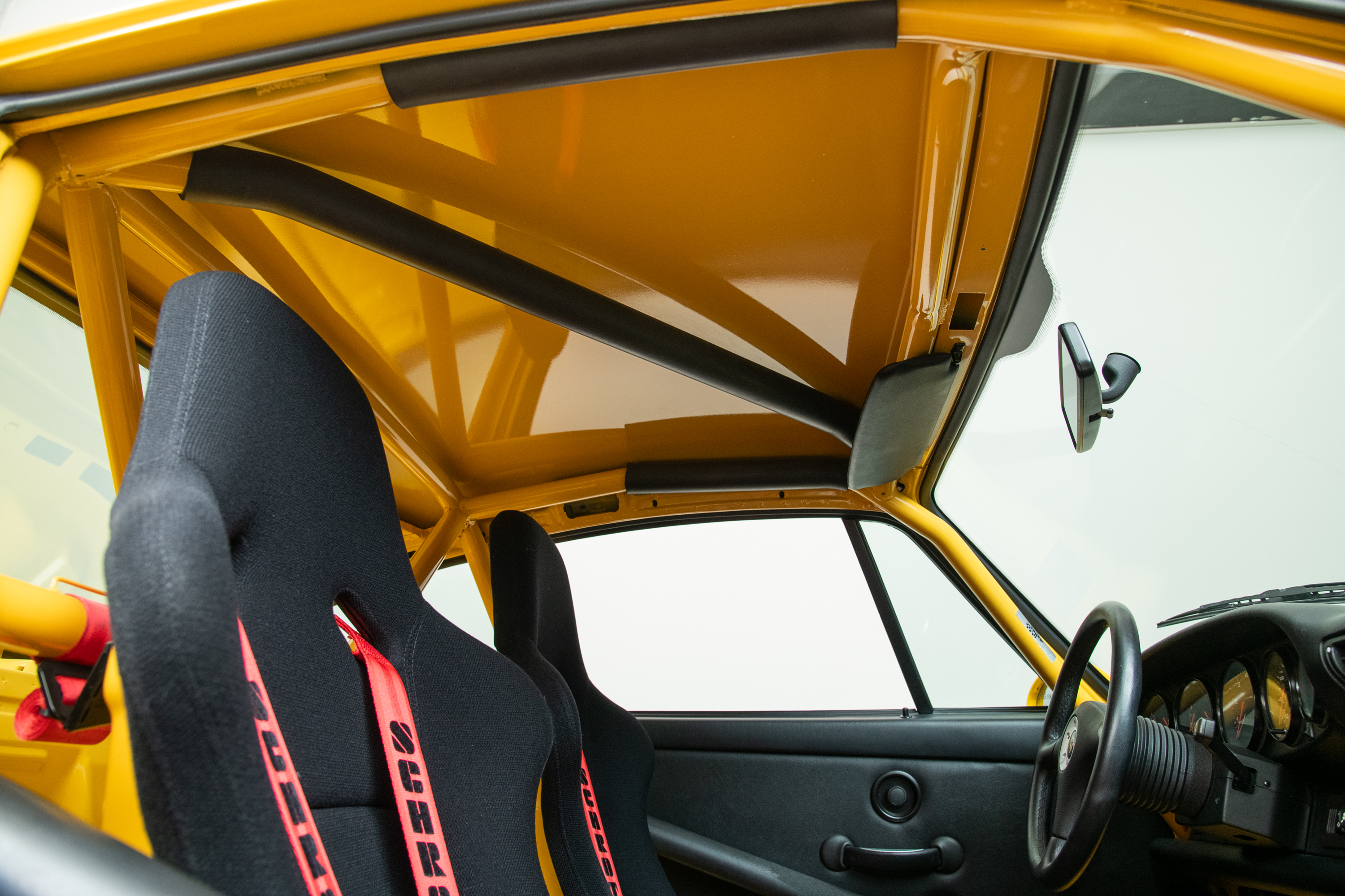 1995 Porsche 911 Carrera RS 3.8 Clubsport, SPEED YELLOW, VIN WP0ZZZ99ZSS390260, MILEAGE 19616
