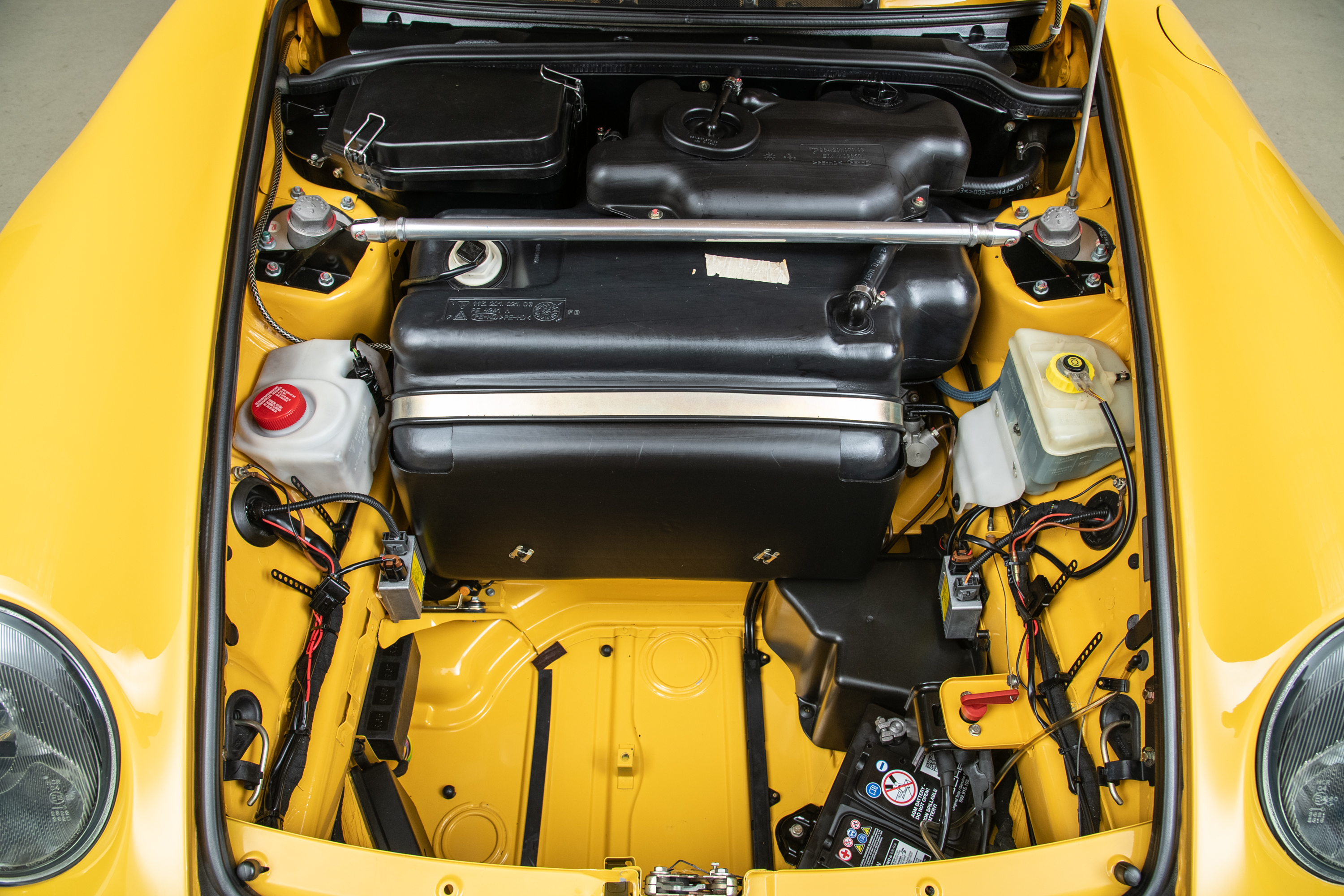 1995 Porsche 911 Carrera RS 3.8 Clubsport, SPEED YELLOW, VIN WP0ZZZ99ZSS390260, MILEAGE 19616
