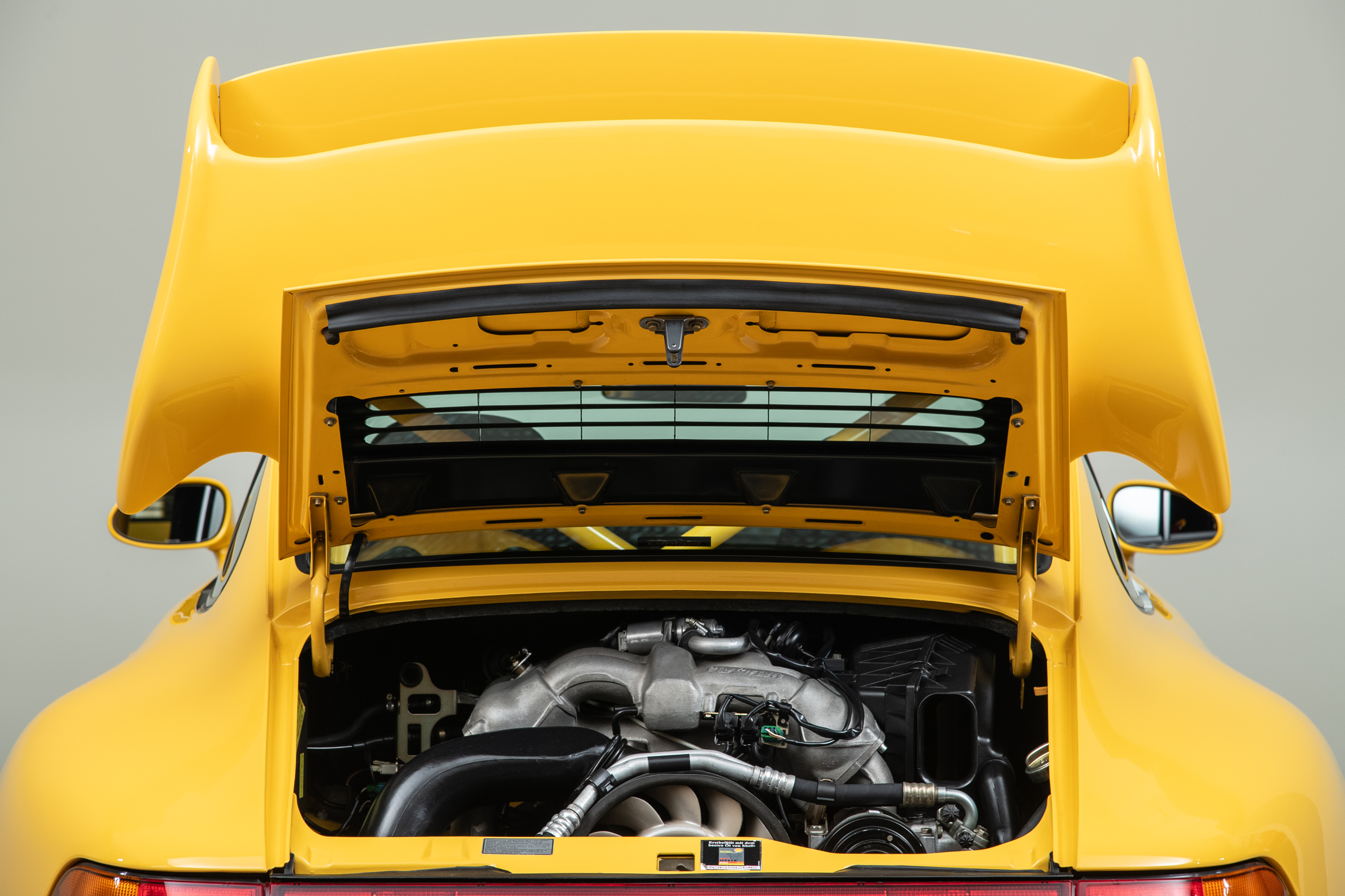 1995 Porsche 911 Carrera RS 3.8 Clubsport, SPEED YELLOW, VIN WP0ZZZ99ZSS390260, MILEAGE 19616