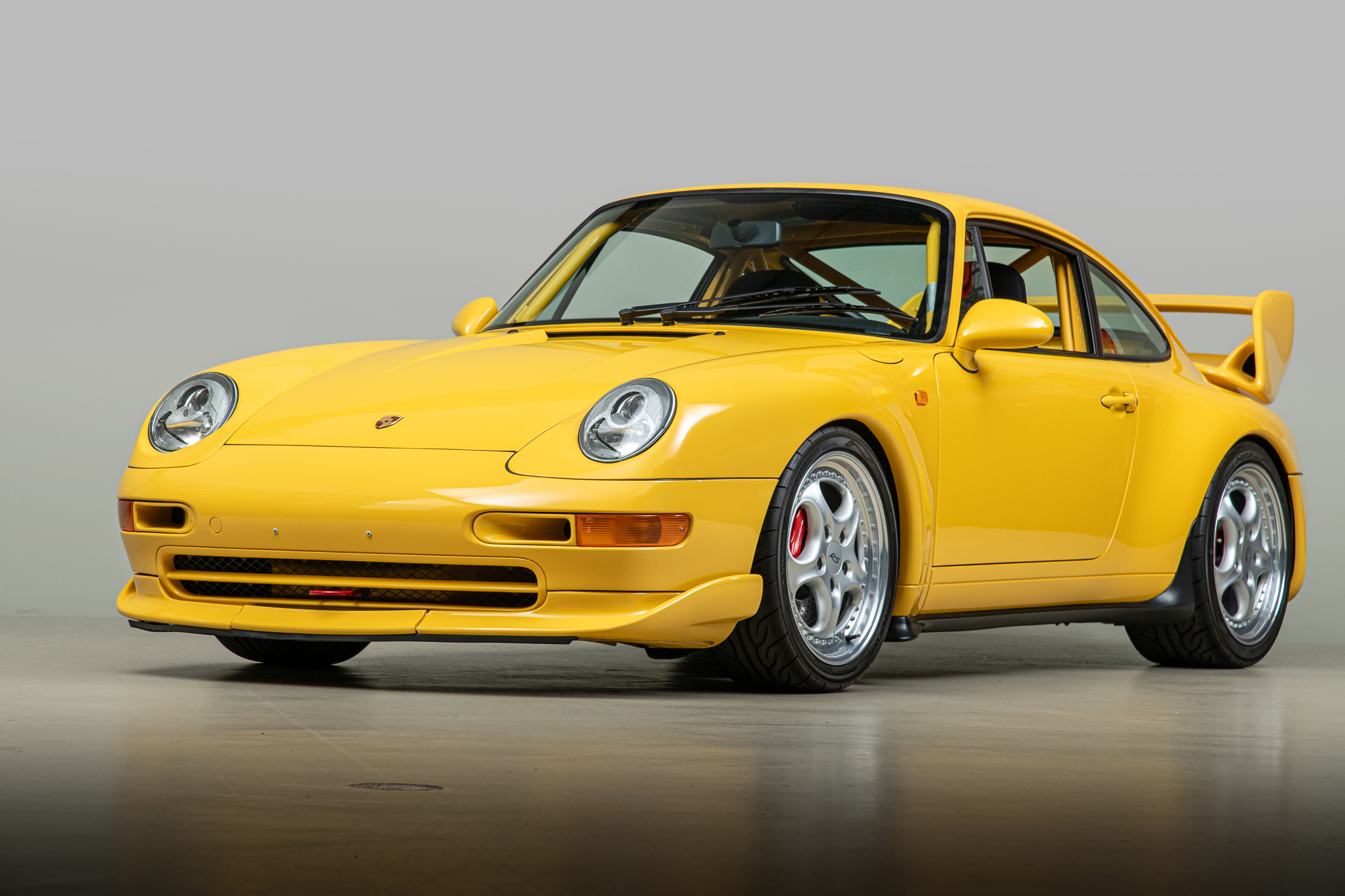 1995 Porsche 911 Carrera RS 3.8 Clubsport, SPEED YELLOW, VIN WP0ZZZ99ZSS390260, MILEAGE 19616