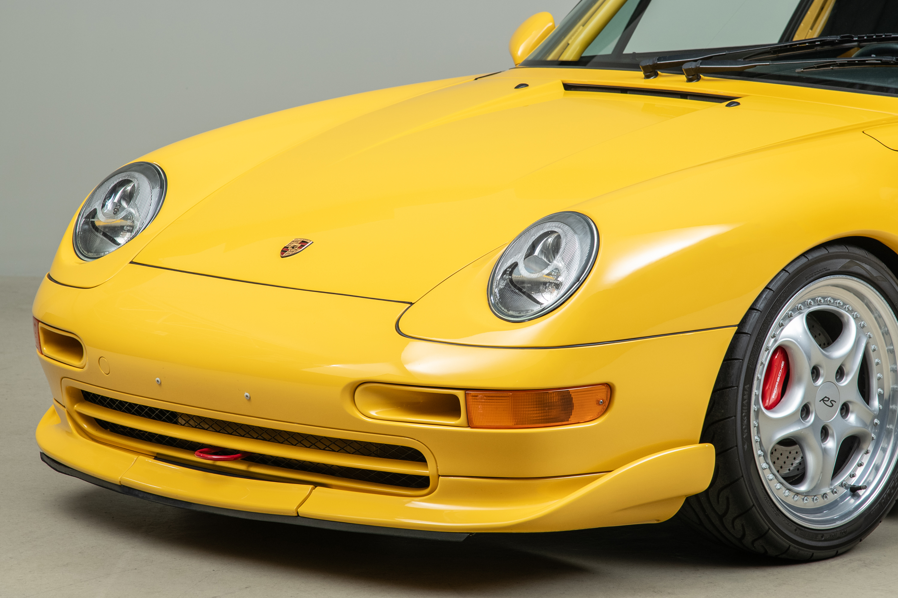 1995 Porsche 911 Carrera RS 3.8 Clubsport, SPEED YELLOW, VIN WP0ZZZ99ZSS390260, MILEAGE 19616