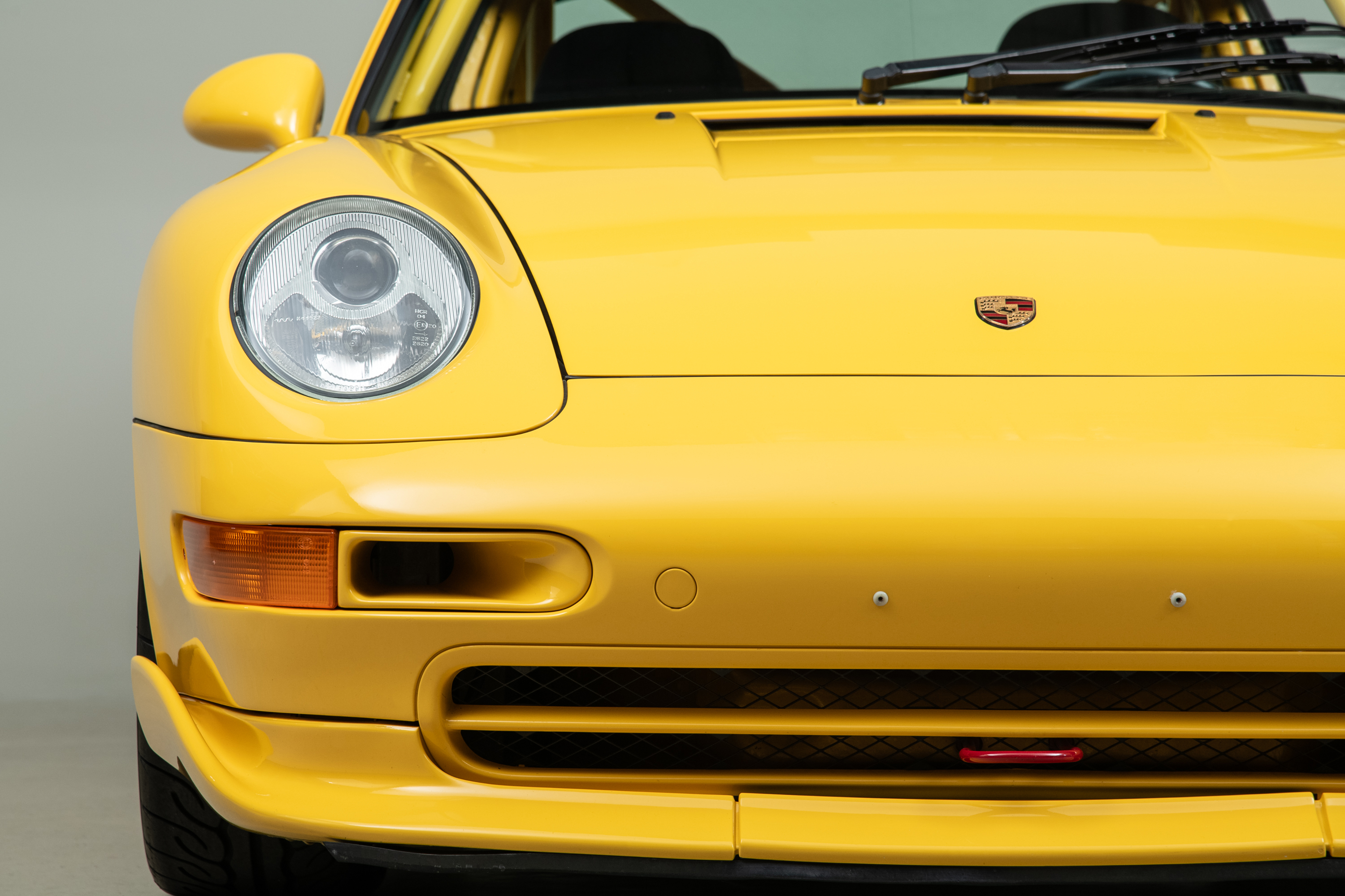 1995 Porsche 911 Carrera RS 3.8 Clubsport, SPEED YELLOW, VIN WP0ZZZ99ZSS390260, MILEAGE 19616
