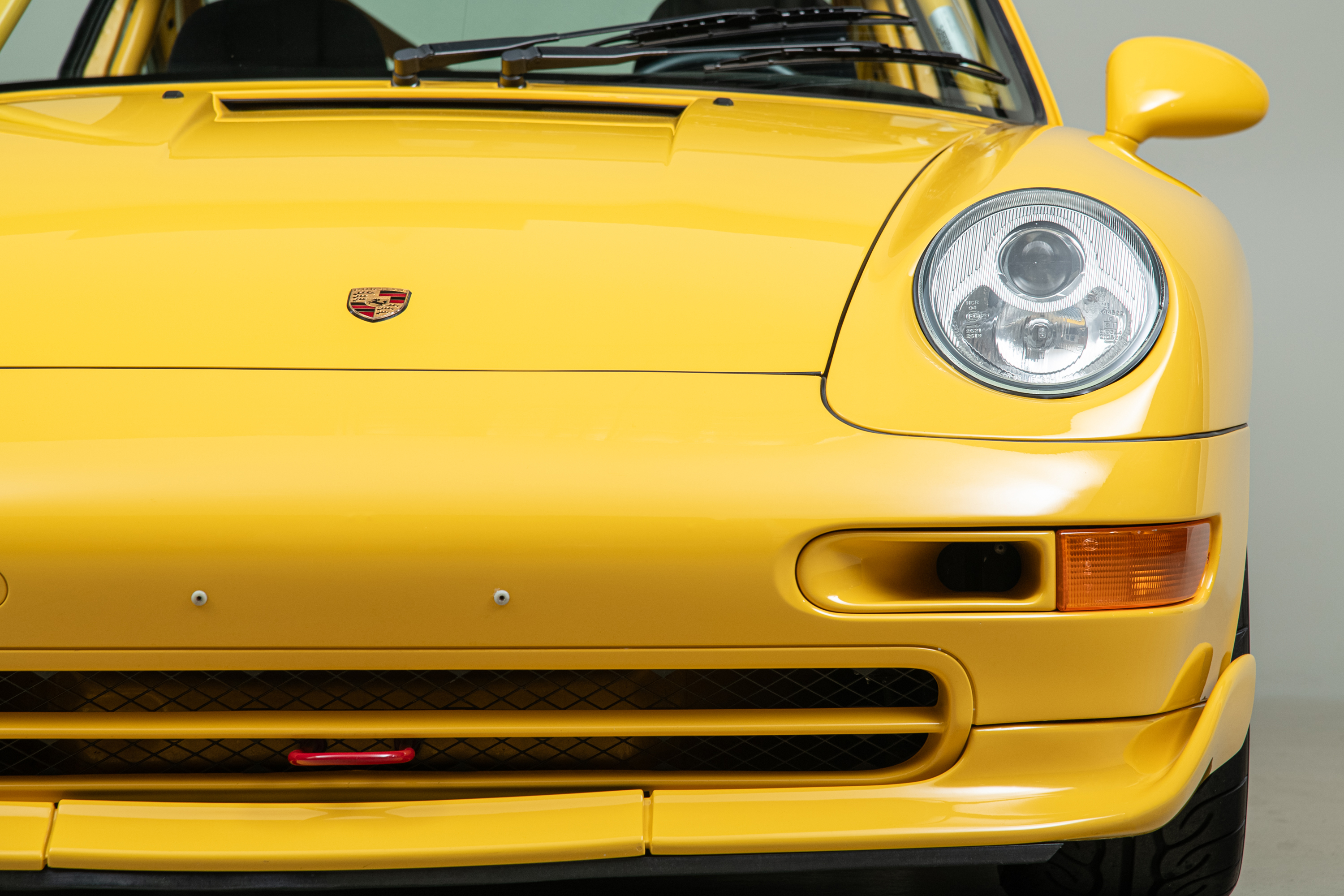 1995 Porsche 911 Carrera RS 3.8 Clubsport, SPEED YELLOW, VIN WP0ZZZ99ZSS390260, MILEAGE 19616