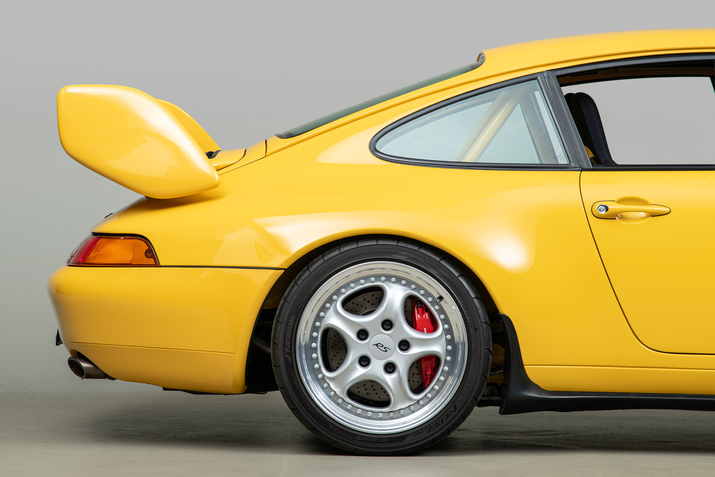 1995 Porsche 911 Carrera RS 3.8 Clubsport, SPEED YELLOW, VIN WP0ZZZ99ZSS390260, MILEAGE 19616