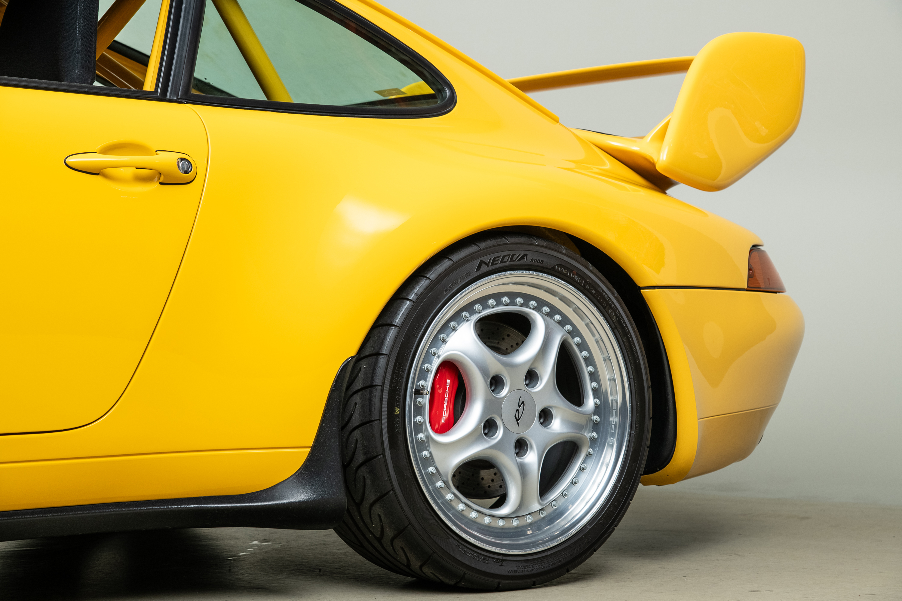 1995 Porsche 911 Carrera RS 3.8 Clubsport, SPEED YELLOW, VIN WP0ZZZ99ZSS390260, MILEAGE 19616