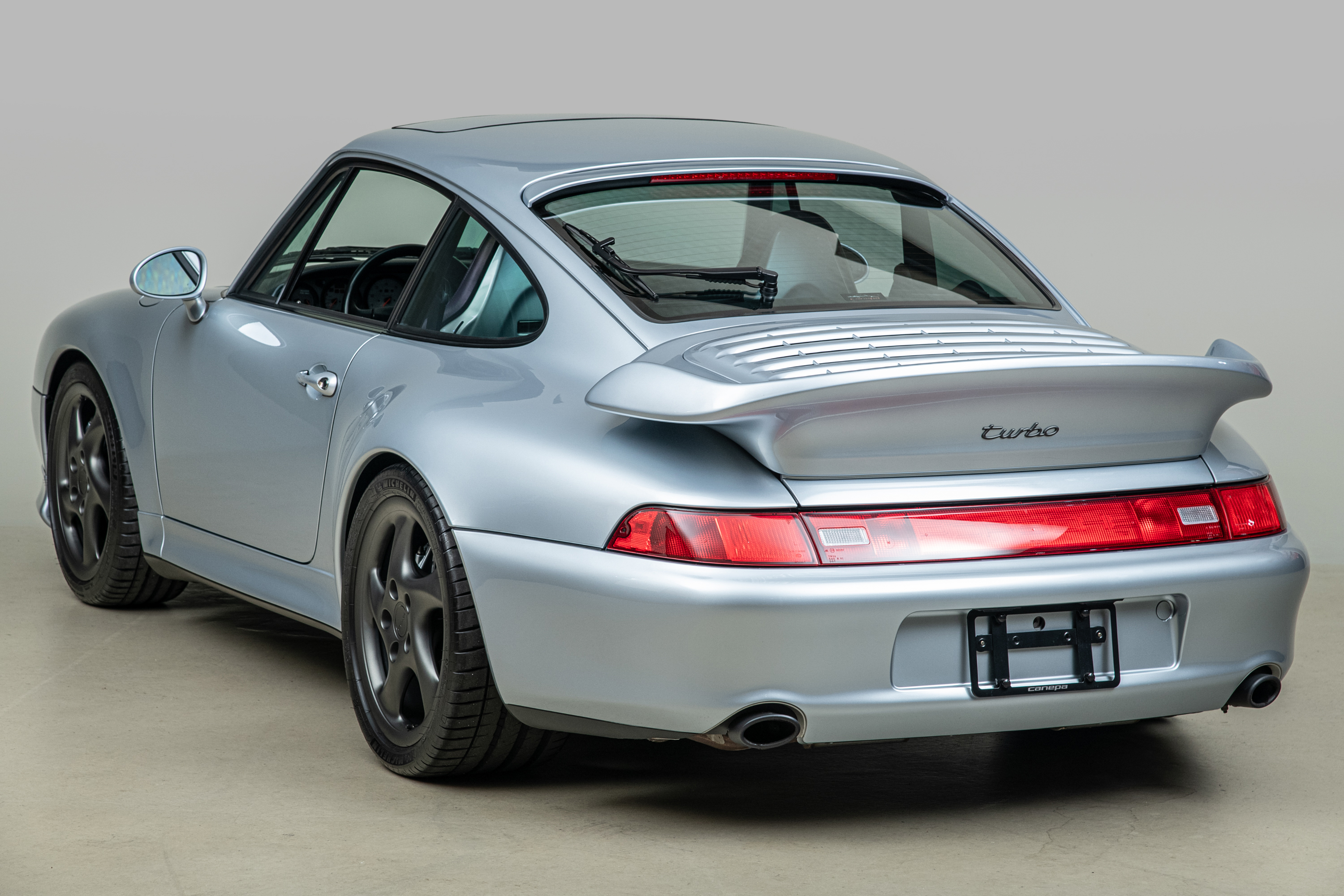 1996 Porsche 911 Turbo SC, POLAR SILVER METALLIC, VIN WP0AC2992TS375289, MILEAGE 15307