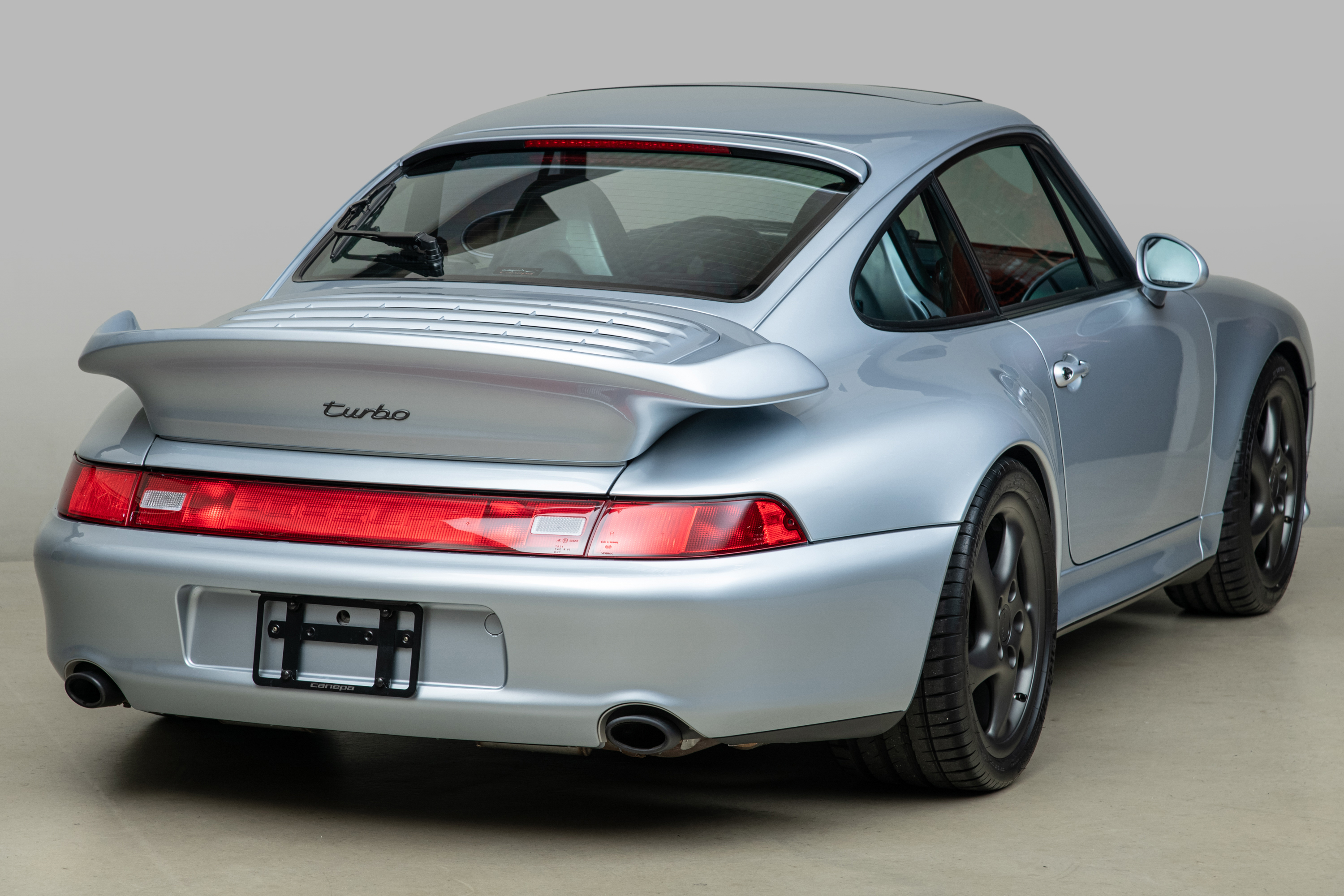 1996 Porsche 911 Turbo SC, POLAR SILVER METALLIC, VIN WP0AC2992TS375289, MILEAGE 15307