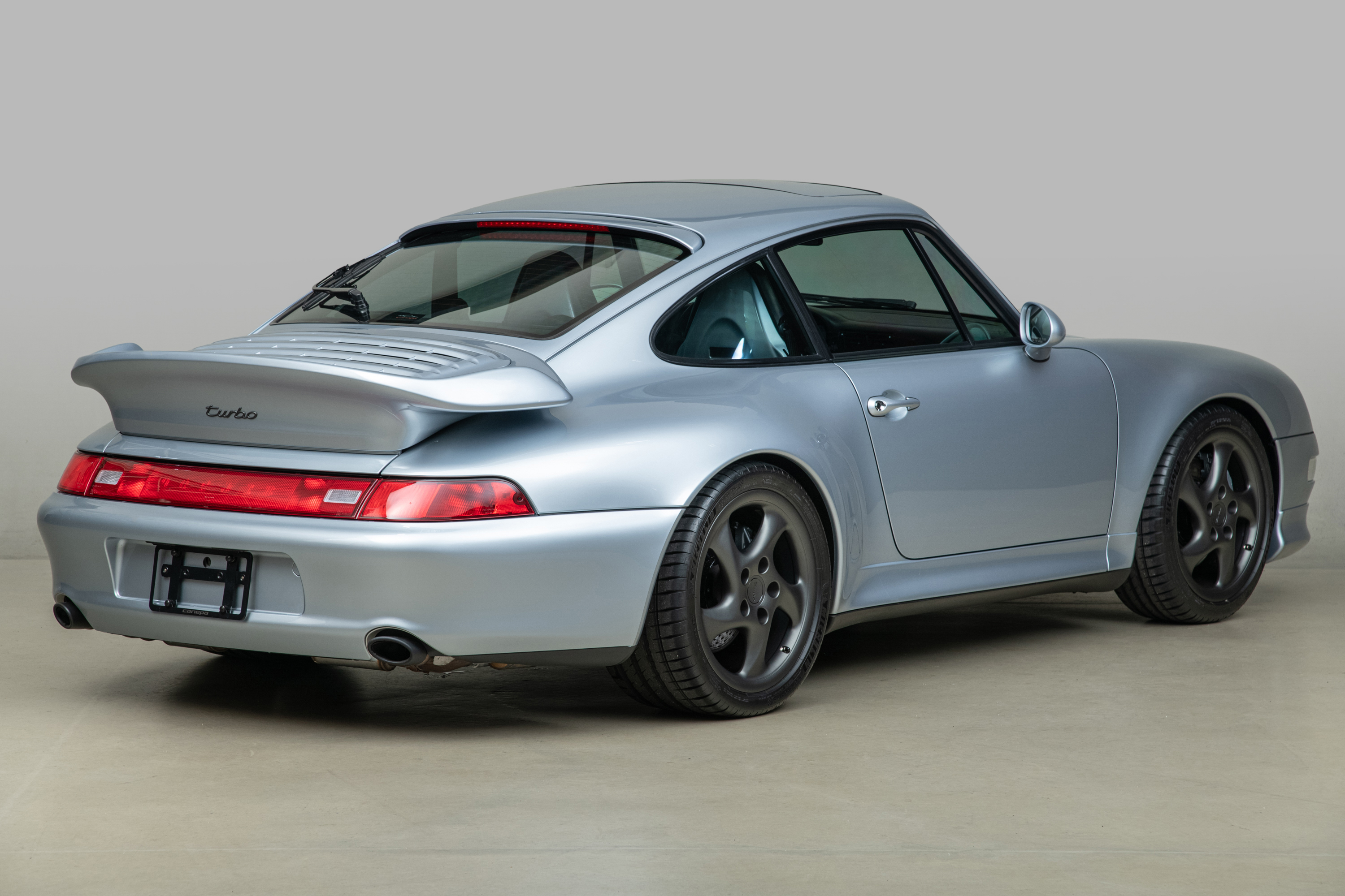 1996 Porsche 911 Turbo SC, POLAR SILVER METALLIC, VIN WP0AC2992TS375289, MILEAGE 15307