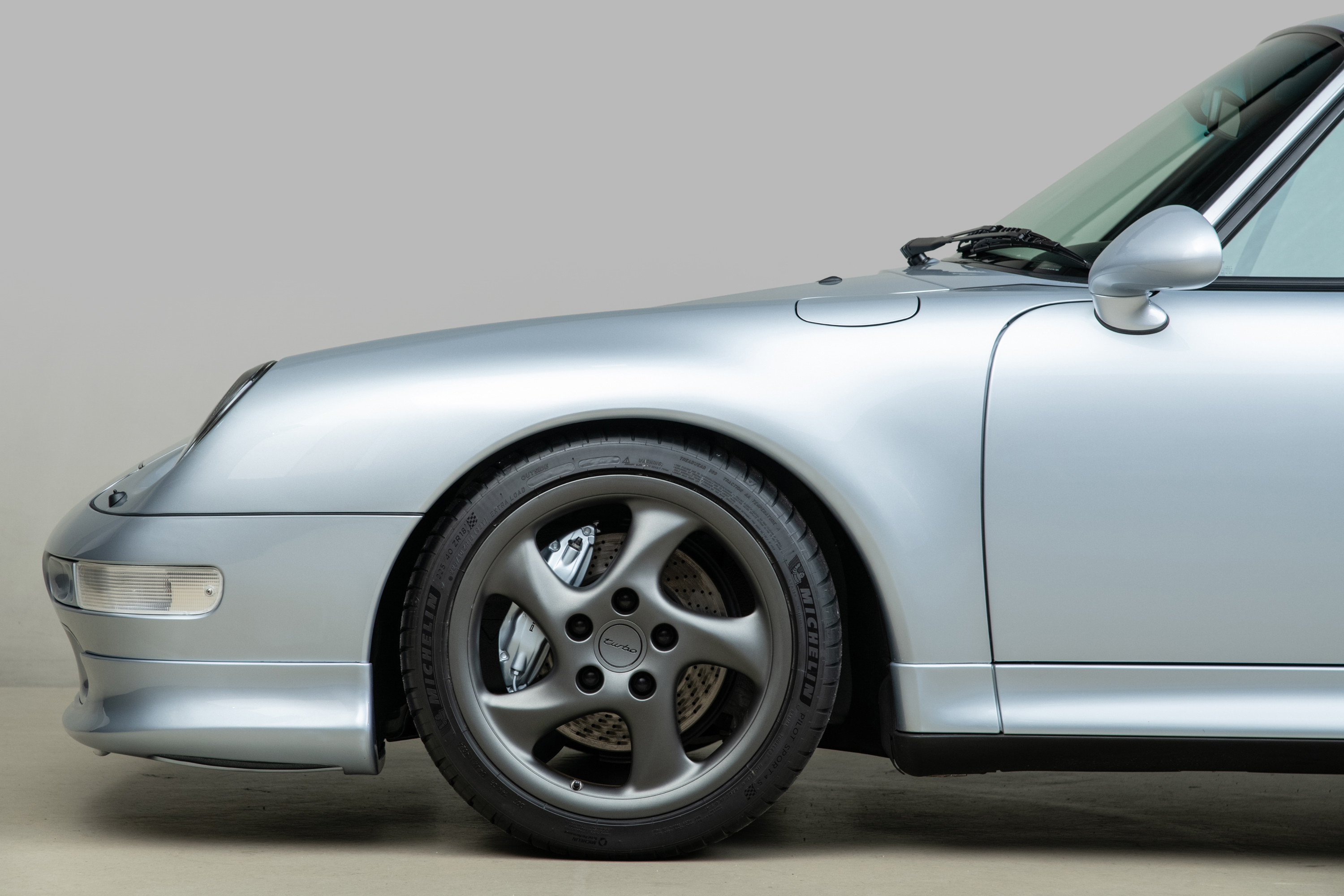 1996 Porsche 911 Turbo SC, POLAR SILVER METALLIC, VIN WP0AC2992TS375289, MILEAGE 15307