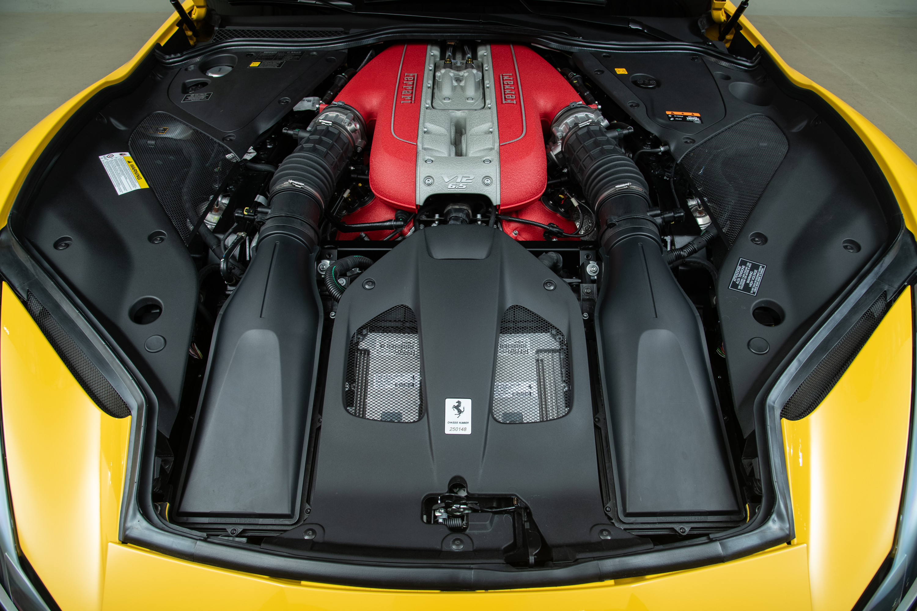 2020 Ferrari 812 Superfast , GIALLO MODENA YELLOW, VIN ZFF83CLA0L0250148, MILEAGE 147