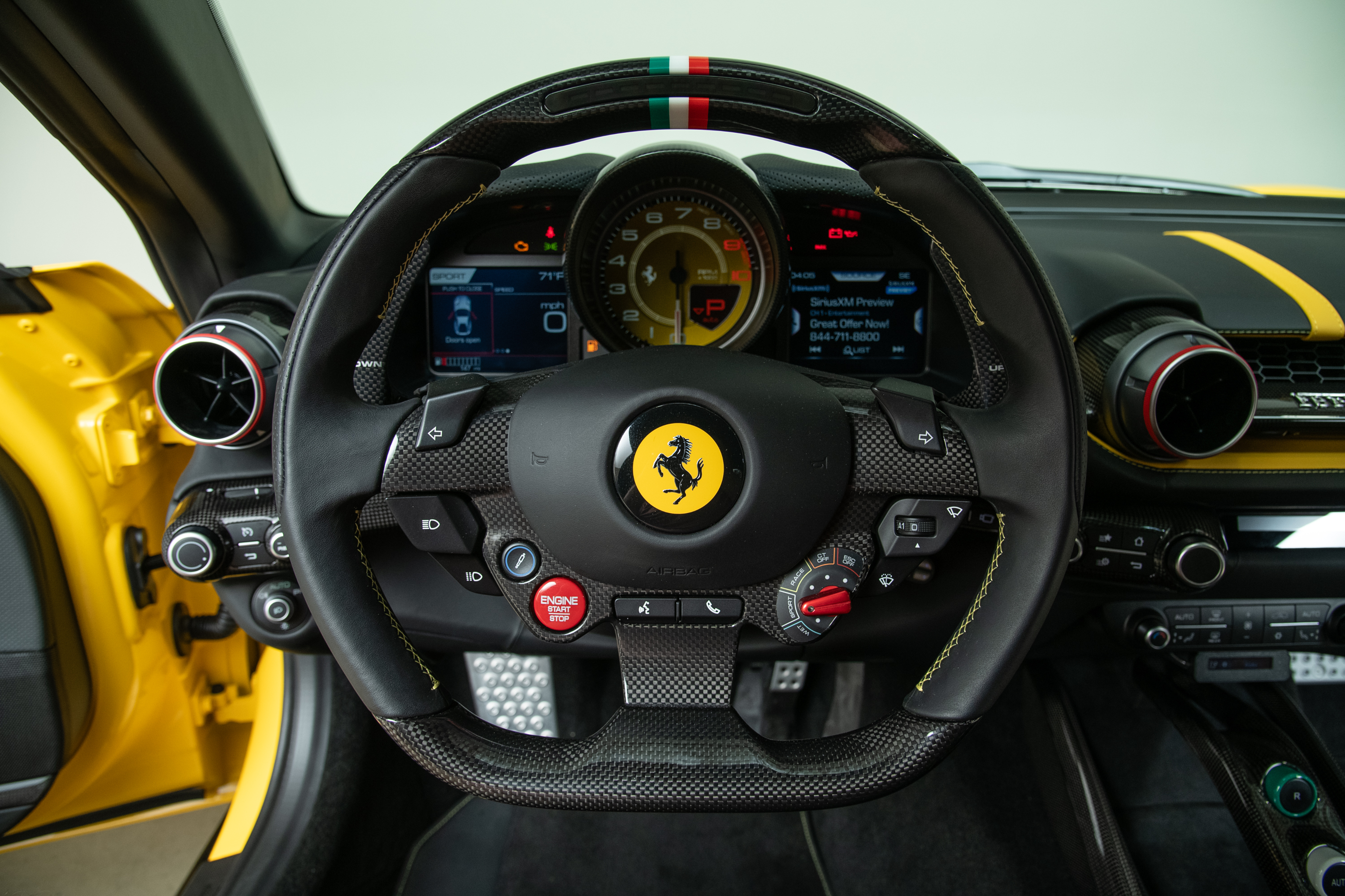 2020 Ferrari 812 Superfast , GIALLO MODENA YELLOW, VIN ZFF83CLA0L0250148, MILEAGE 147