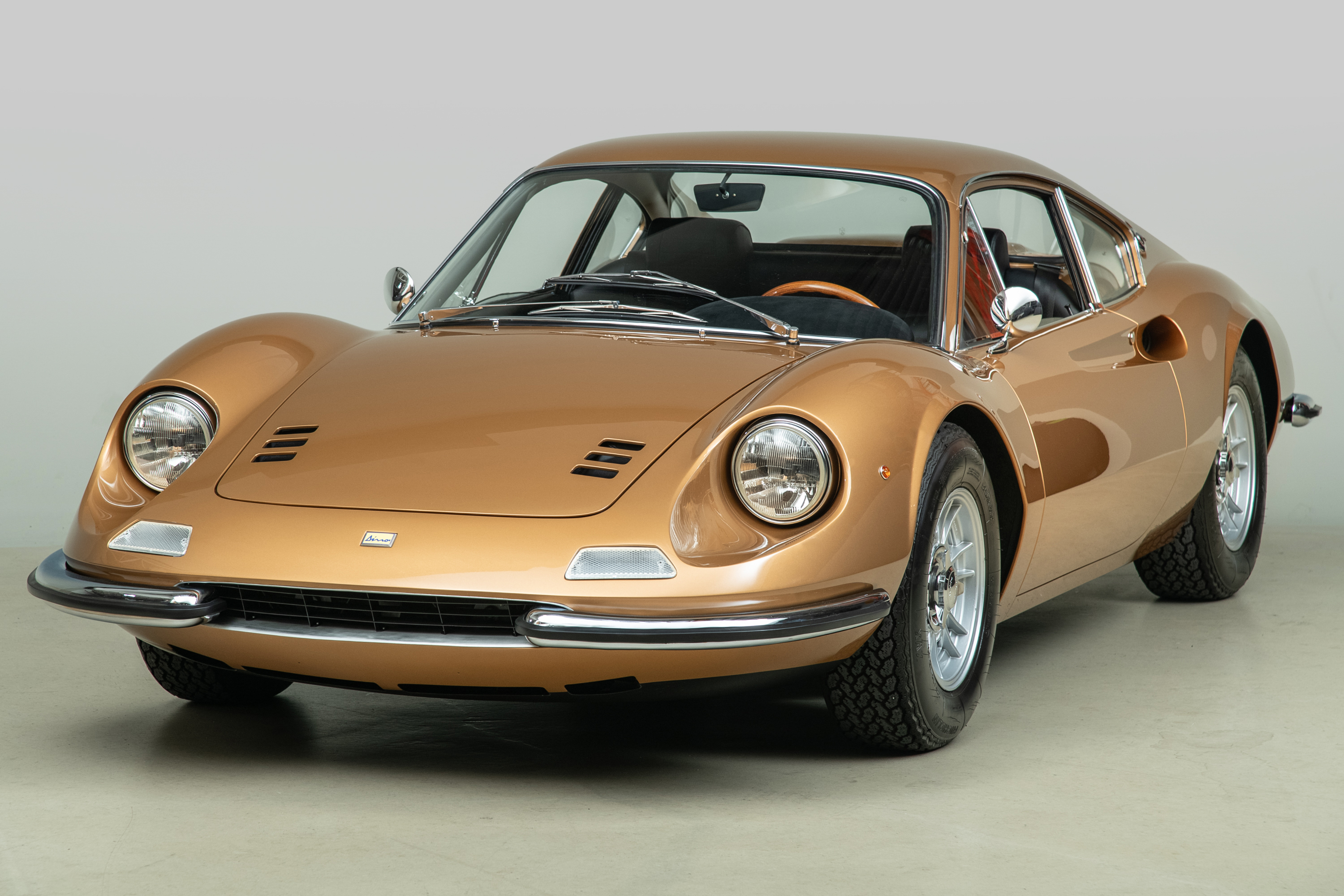 1968 Ferrari Dino 206 GT , NOCCIOLA METALLIZZATO, VIN DIN0206GT00176, MILEAGE 50439