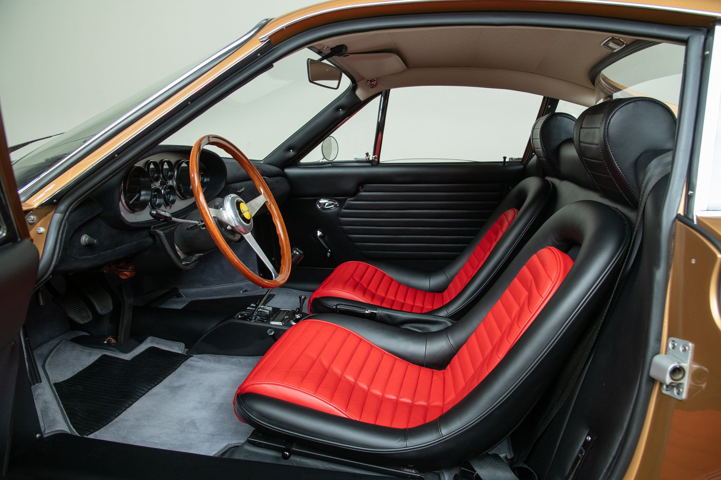 1968 Ferrari Dino 206 GT , NOCCIOLA METALLIZZATO, VIN DIN0206GT00176, MILEAGE 50439