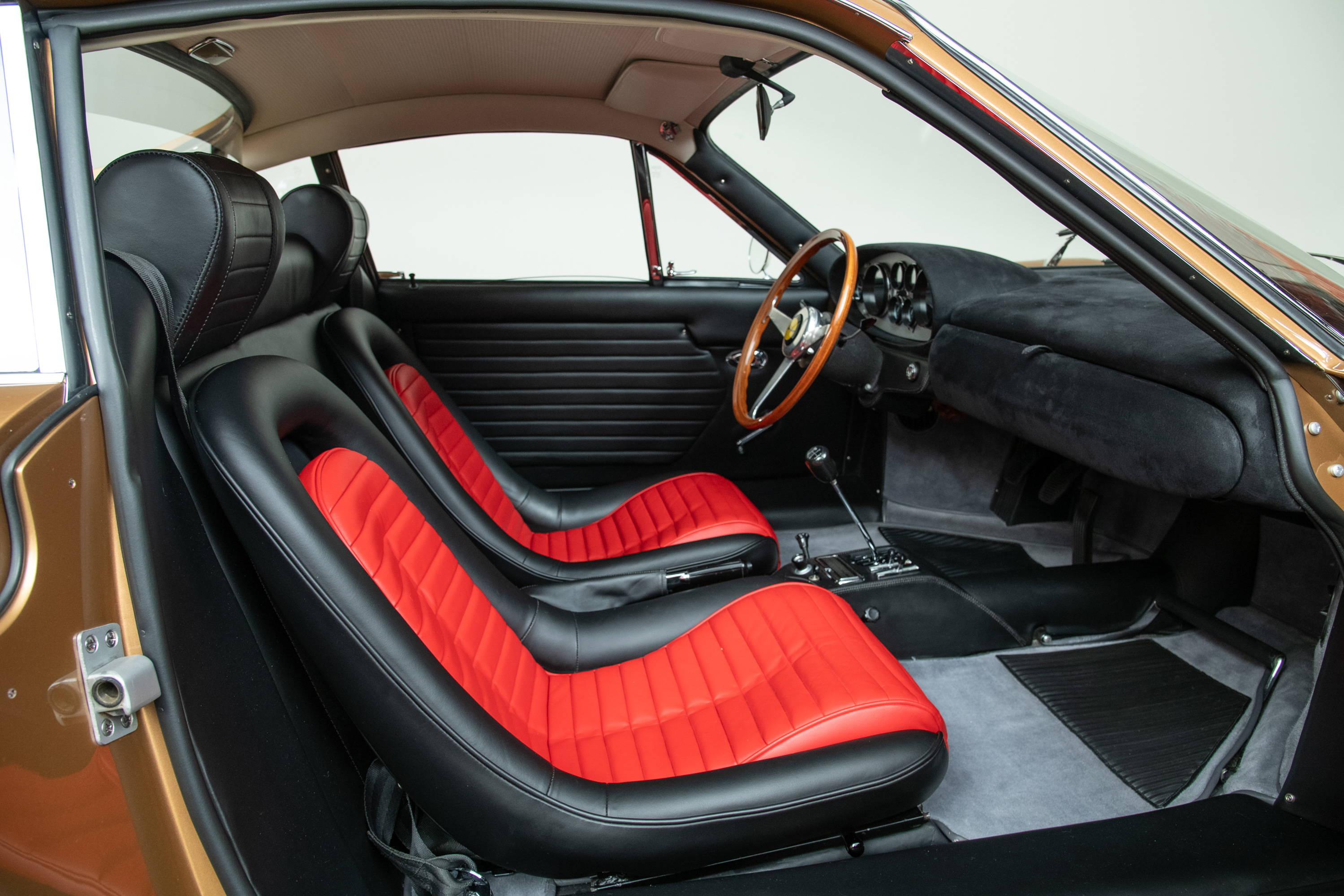1968 Ferrari Dino 206 GT , NOCCIOLA METALLIZZATO, VIN DIN0206GT00176, MILEAGE 50439