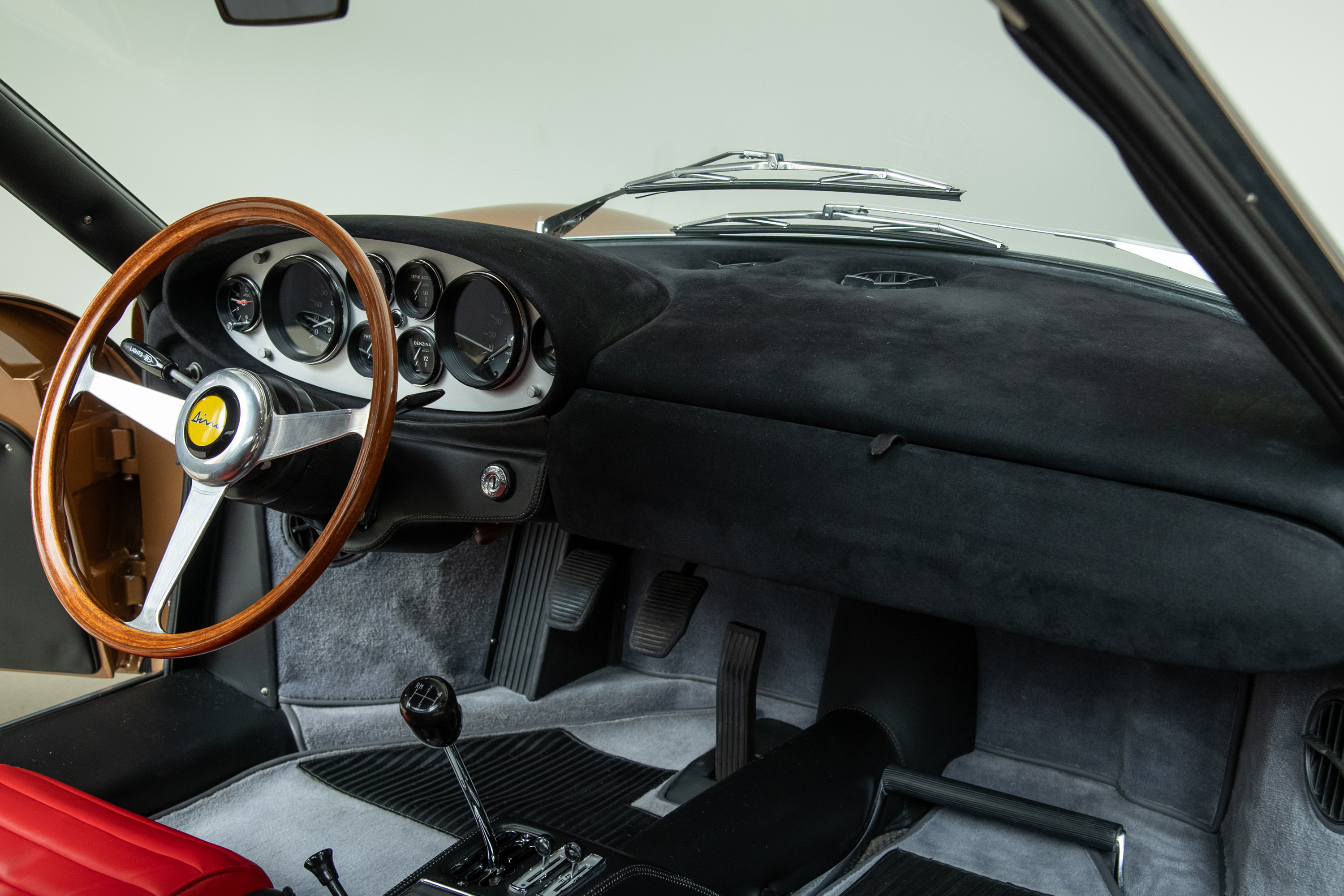 1968 Ferrari Dino 206 GT , NOCCIOLA METALLIZZATO, VIN DIN0206GT00176, MILEAGE 50439
