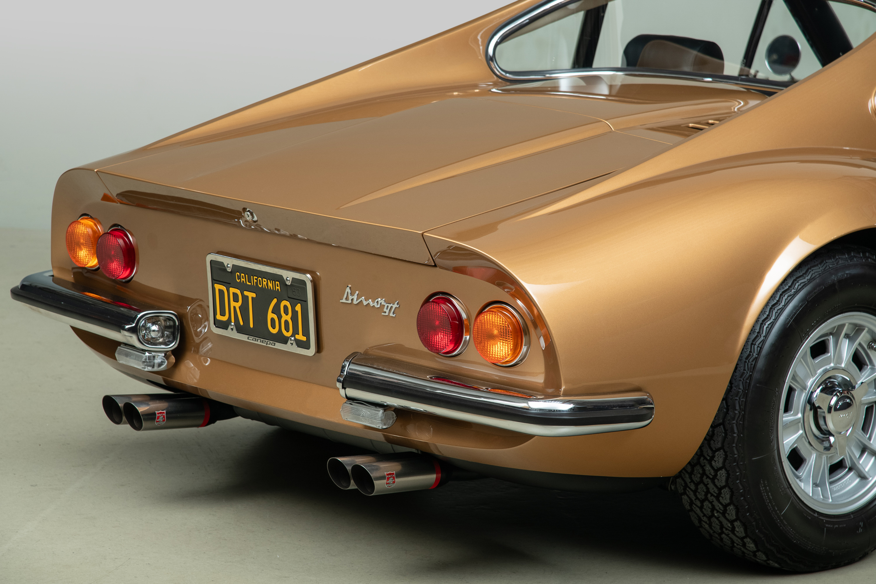 1968 Ferrari Dino 206 GT , NOCCIOLA METALLIZZATO, VIN DIN0206GT00176, MILEAGE 50439