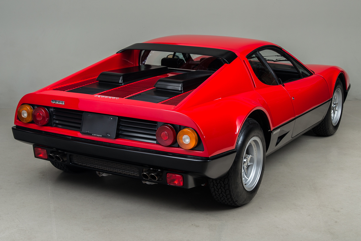 1980 Ferrari 512 Berlinetta Boxer , RED, VIN 32545, MILEAGE 11202