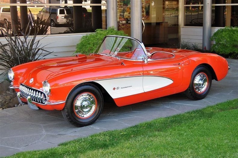 1957 Chevrolet Corvette Venetian Red/White_4229 1957 Chevrolet Corvette Venetian Red/White_4229