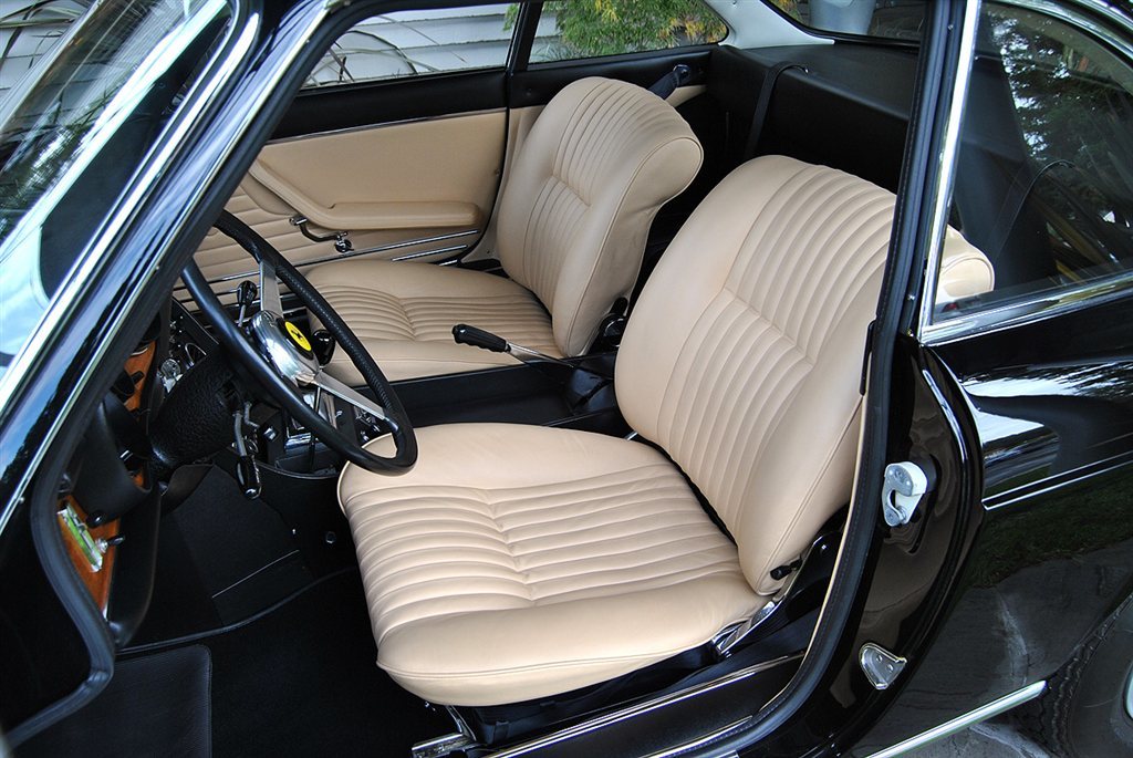 1968 Ferrari 365 GTC, BLACK, VIN 11823, MILEAGE 56880