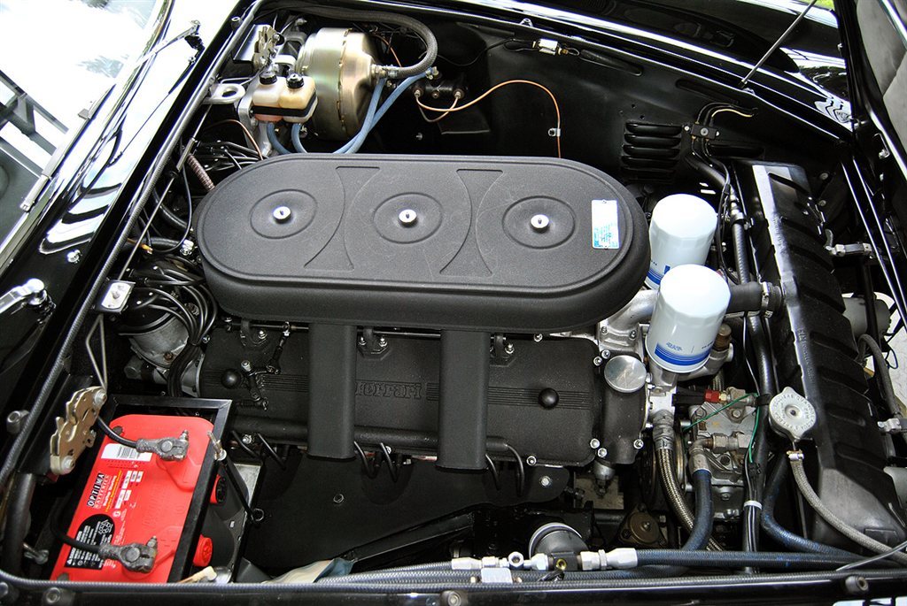 1968 Ferrari 365 GTC, BLACK, VIN 11823, MILEAGE 56880