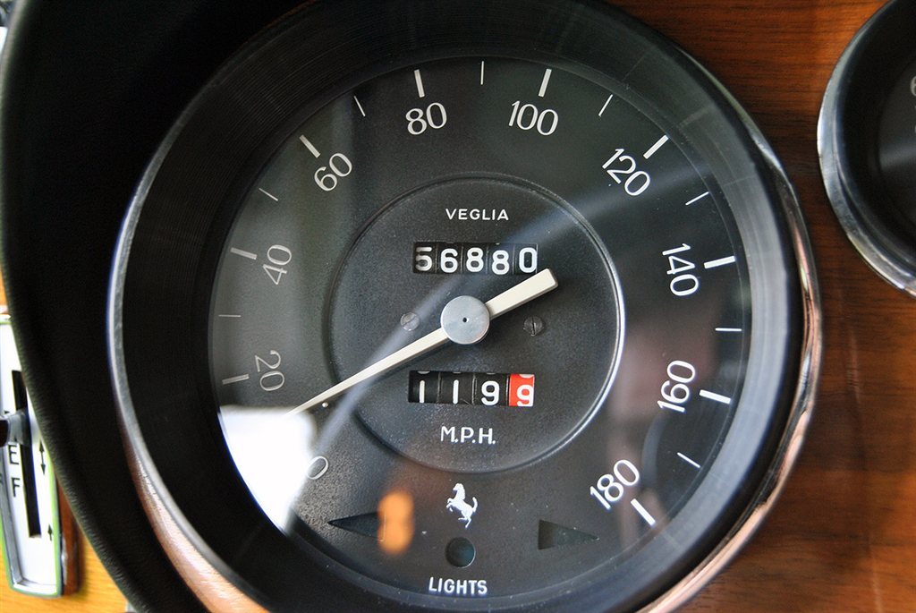 1968 Ferrari 365 GTC, BLACK, VIN 11823, MILEAGE 56880