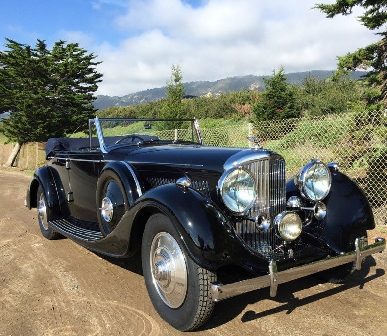 1938 Bentley 4 1/4 Litre | http://www.charlescrail.com/