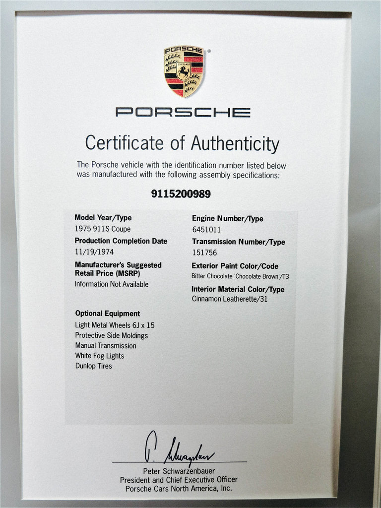 1975 Porsche 911