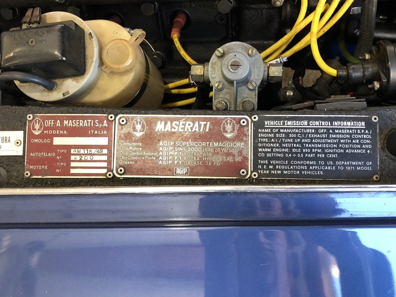 1971 Maserati Ghibli 4.9SS