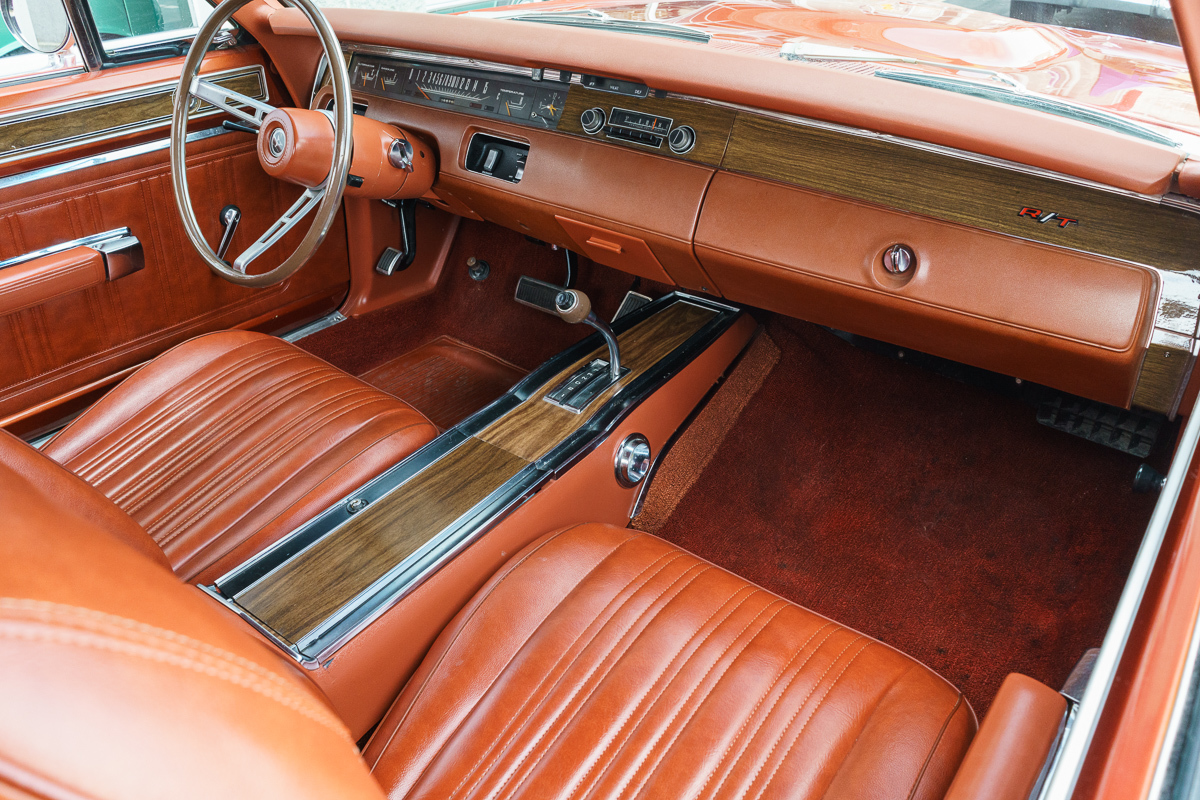 1968-1970 Coronet Rear Window Headliner Windlace Plastic Trim – 6 Piece Set