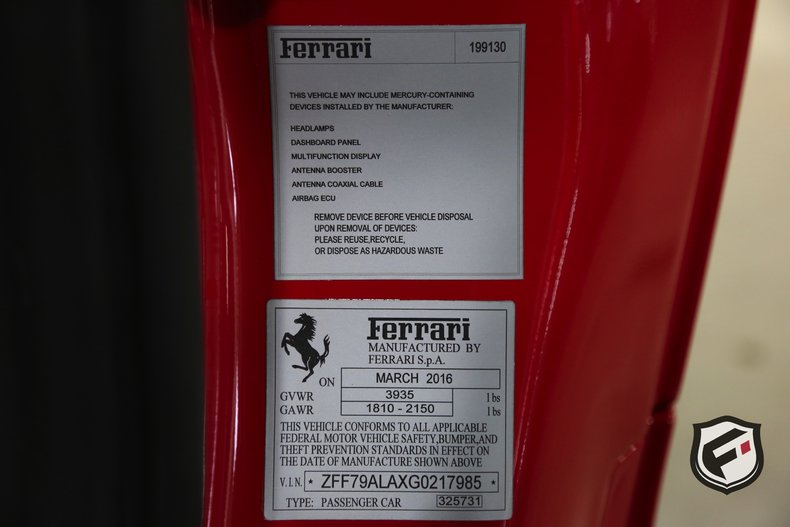 2016 Ferrari 488 GTB