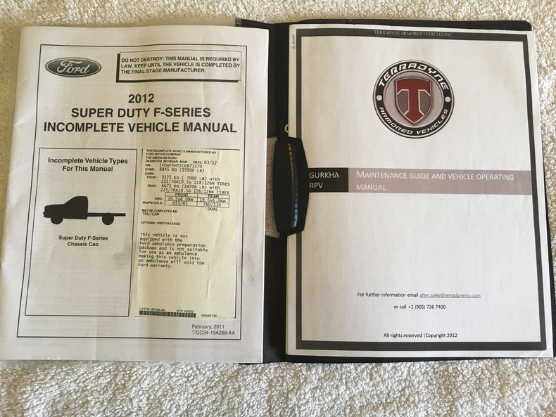 2012 Terradyne Gurkha