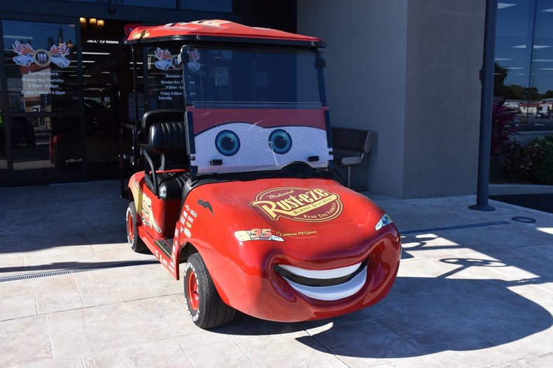 2013 Z Lightning McQueen EZGO RXV Golf Cart Ideal Classic Cars LLC