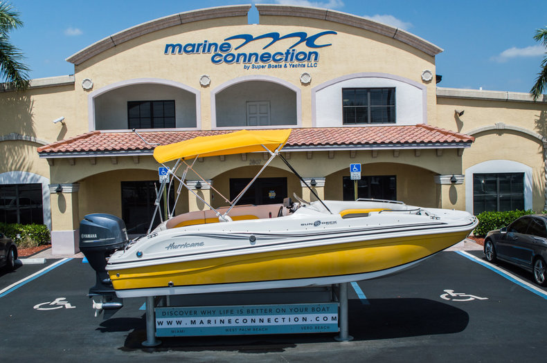 Used 2012 Hurricane SunDeck Sport SS 188 OB boat for sale in West Palm Beach, FL