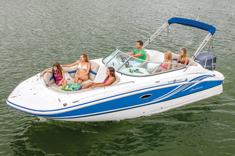 New 2013 Hurricane SunDeck SD 2200 DC OB boat for sale in West Palm