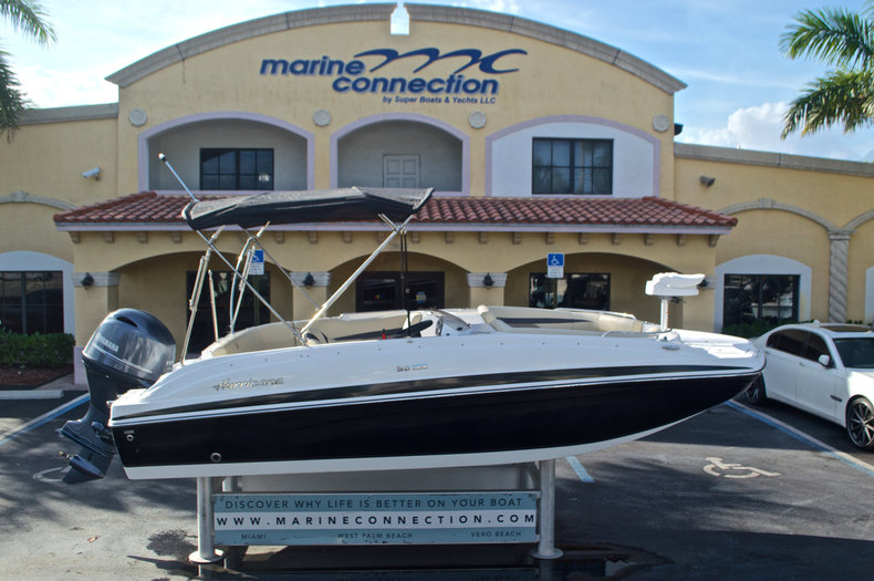 New 2017 Hurricane SunDeck Sport SS 188 OB boat for sale in West Palm Beach, FL