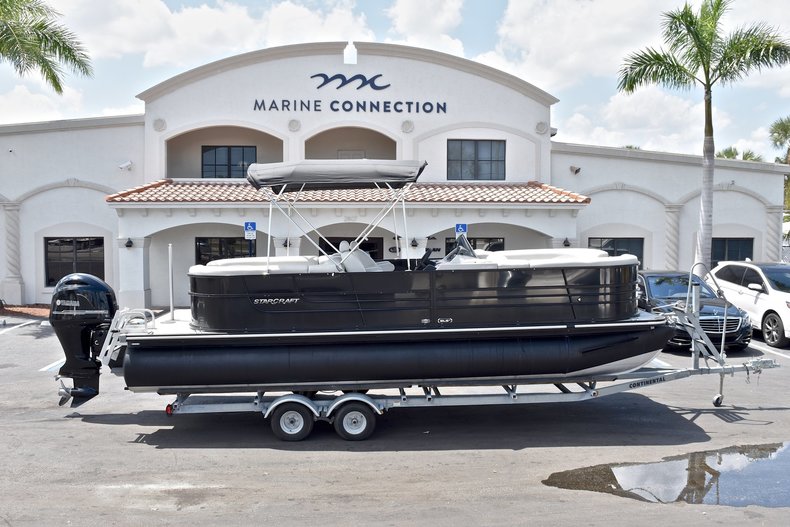 Used 2015 Starcraft SLS 3 Pontoon boat for sale in West Palm Beach, FL