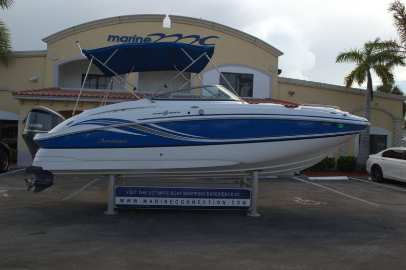 Used 2013 Hurricane SunDeck SD 2400 OB boat for sale in West Palm Beach, FL