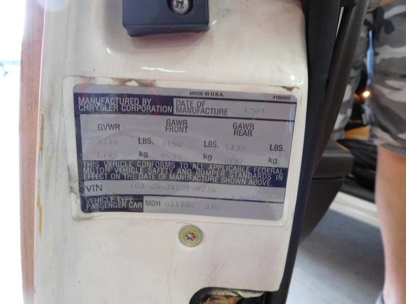 5711227958457 low res 1984 chrysler lebaron mark cross town country convertible