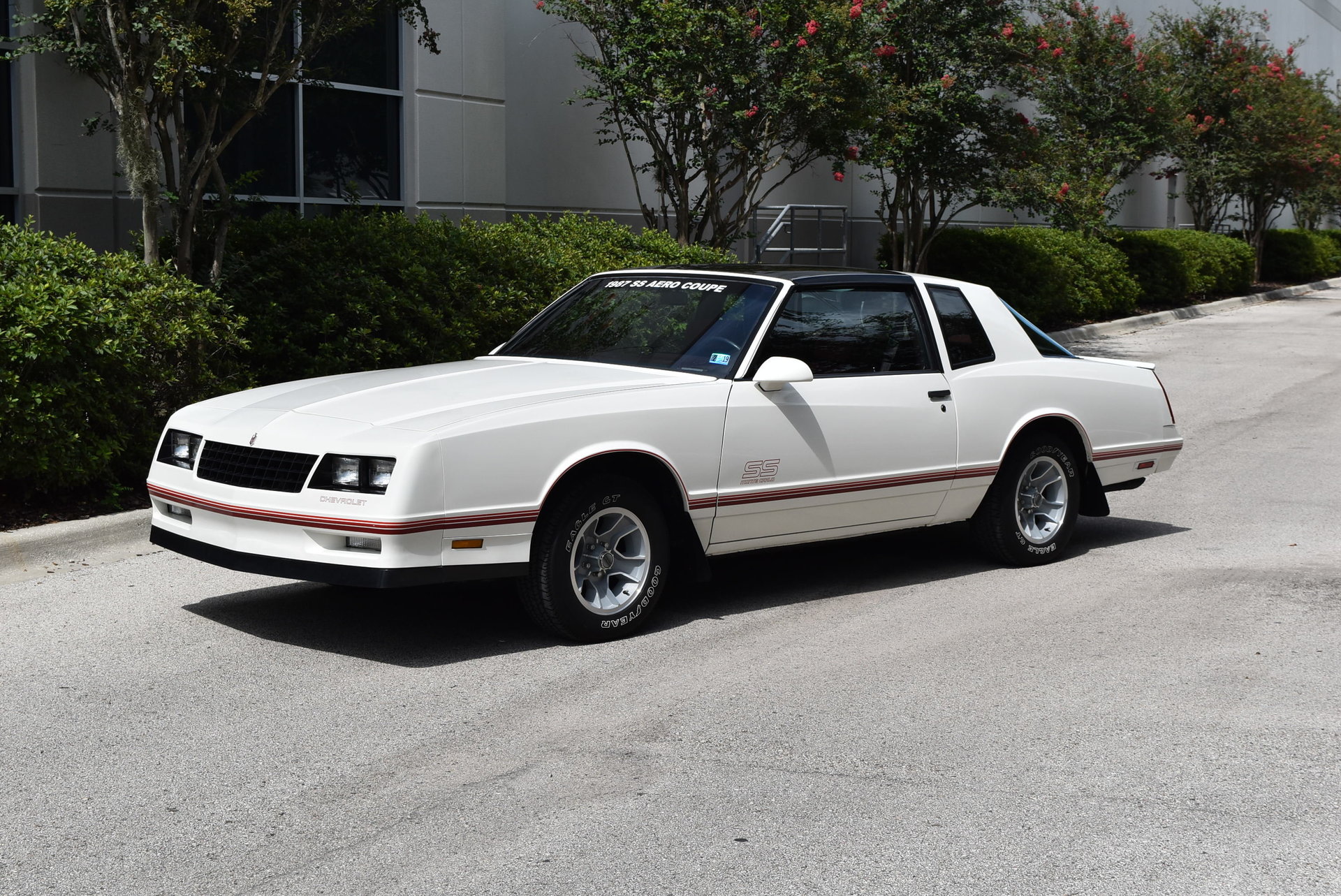 Monte Carlo SS 1987-1988 Burgundy/Red/Orange High Cast Stripes Decals Kit - AlexCycles Vinyl, Full Car Kit