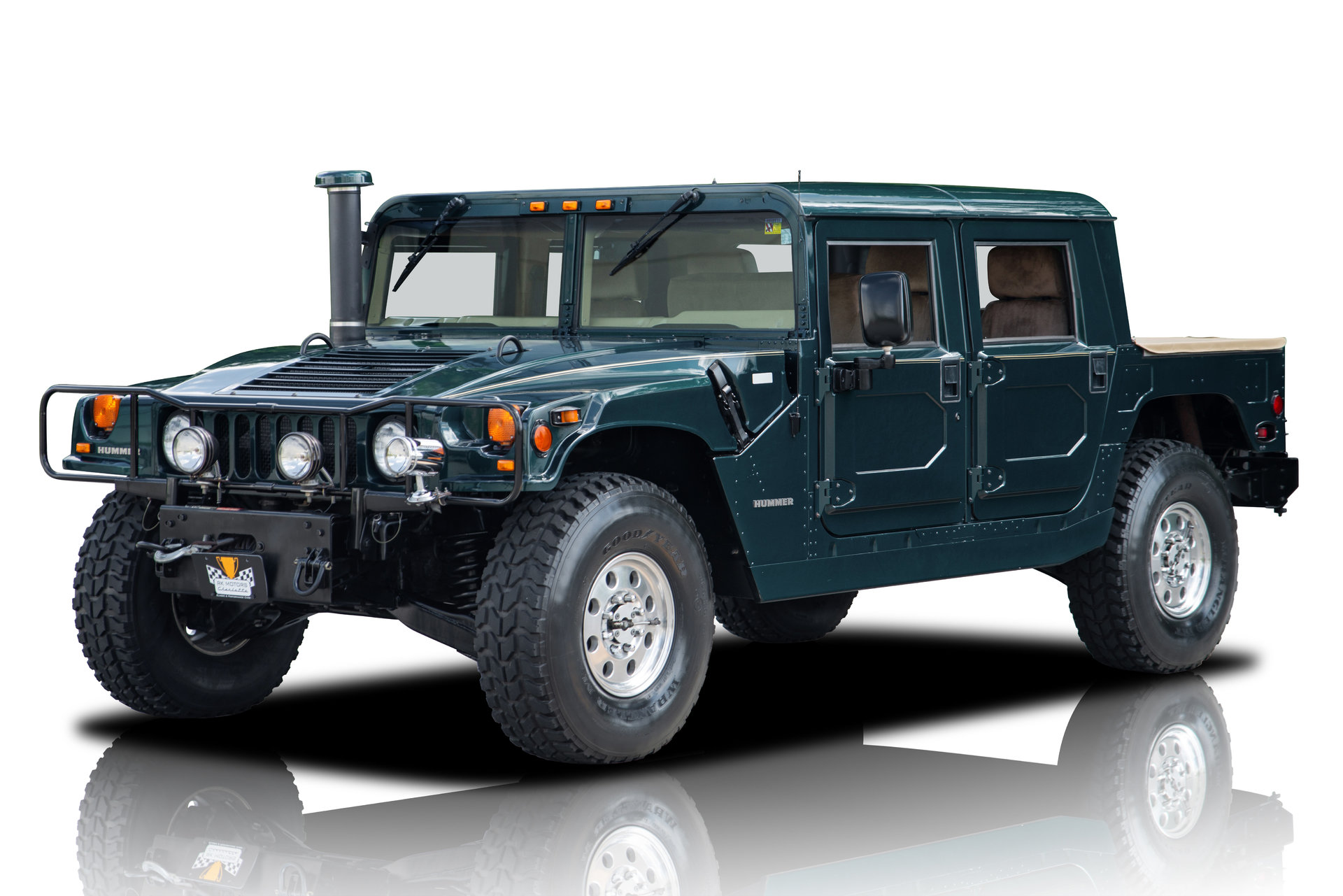 24,847 Mile Hummer H1 6.5L Turbo Diesel Automatic A/C Power Winch